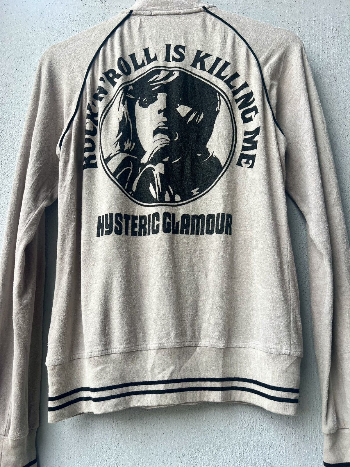 Hysteric Glamour Hysteric Glamour Rock N Roll Zip Up Sweater Size US M / EU 48-50 / 2 - 13 Thumbnail
