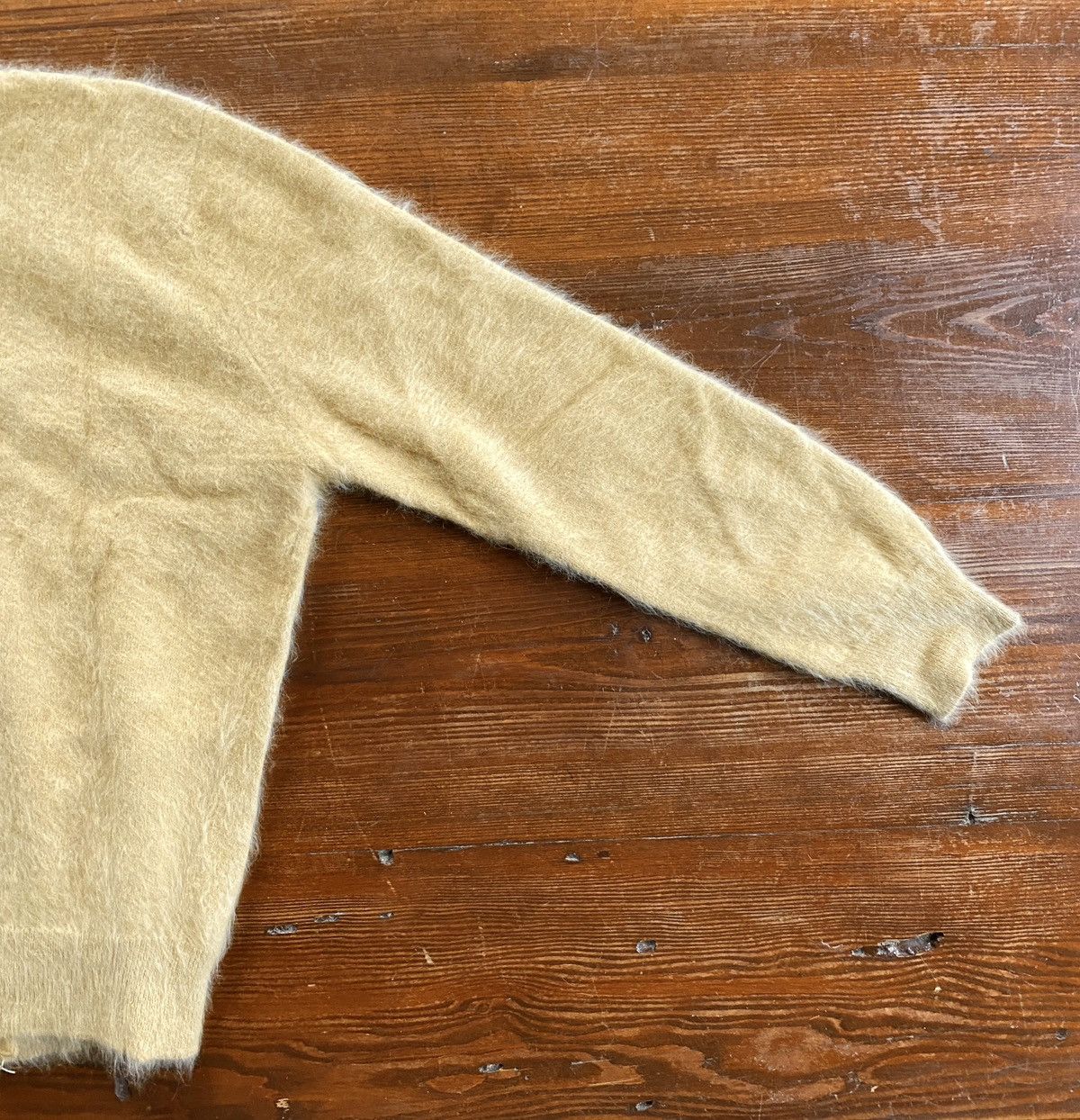 Retrofit Vintage 40’s/50’s Kenrob Angora Rabbit Hair Cardigan Sweater Size S / US 4 / IT 40 - 8 Thumbnail