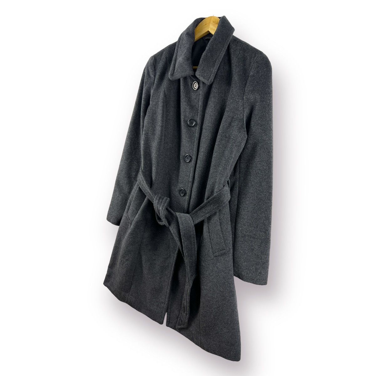 Comme Ca Ism 🔥 AVANT GARDE COMME CA ISM WOOL LONG COAT - L Size S / US 4 / IT 40 - 2 Thumbnail