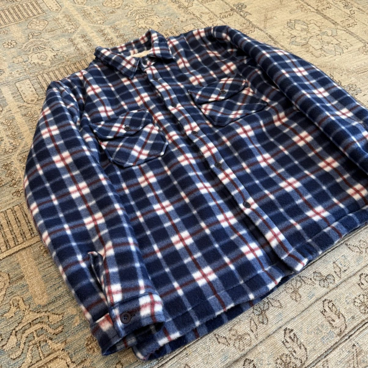 Noon Goons Plaid Sherpa Shirt Jacket Size US L / EU 52-54 / 3 - 2 Thumbnail