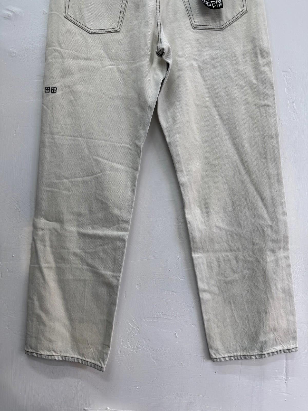 new Ksubi mens denim jeans anti k white blue iceberg 32
