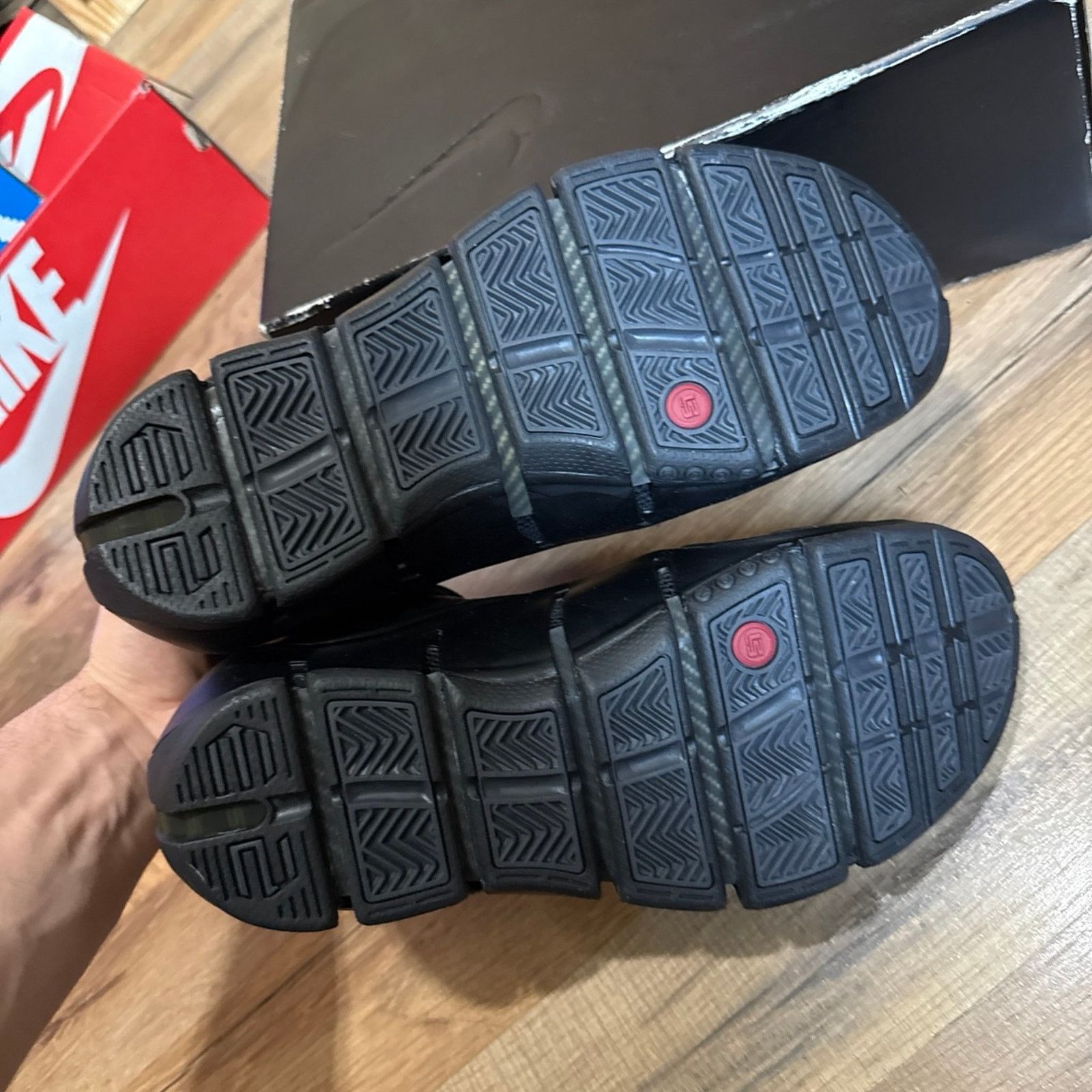 Nike 2006 Nike Zoom Lebron 4 East Coast Blackout Black Anthracite Size US 8 / EU 41 - 6 Thumbnail
