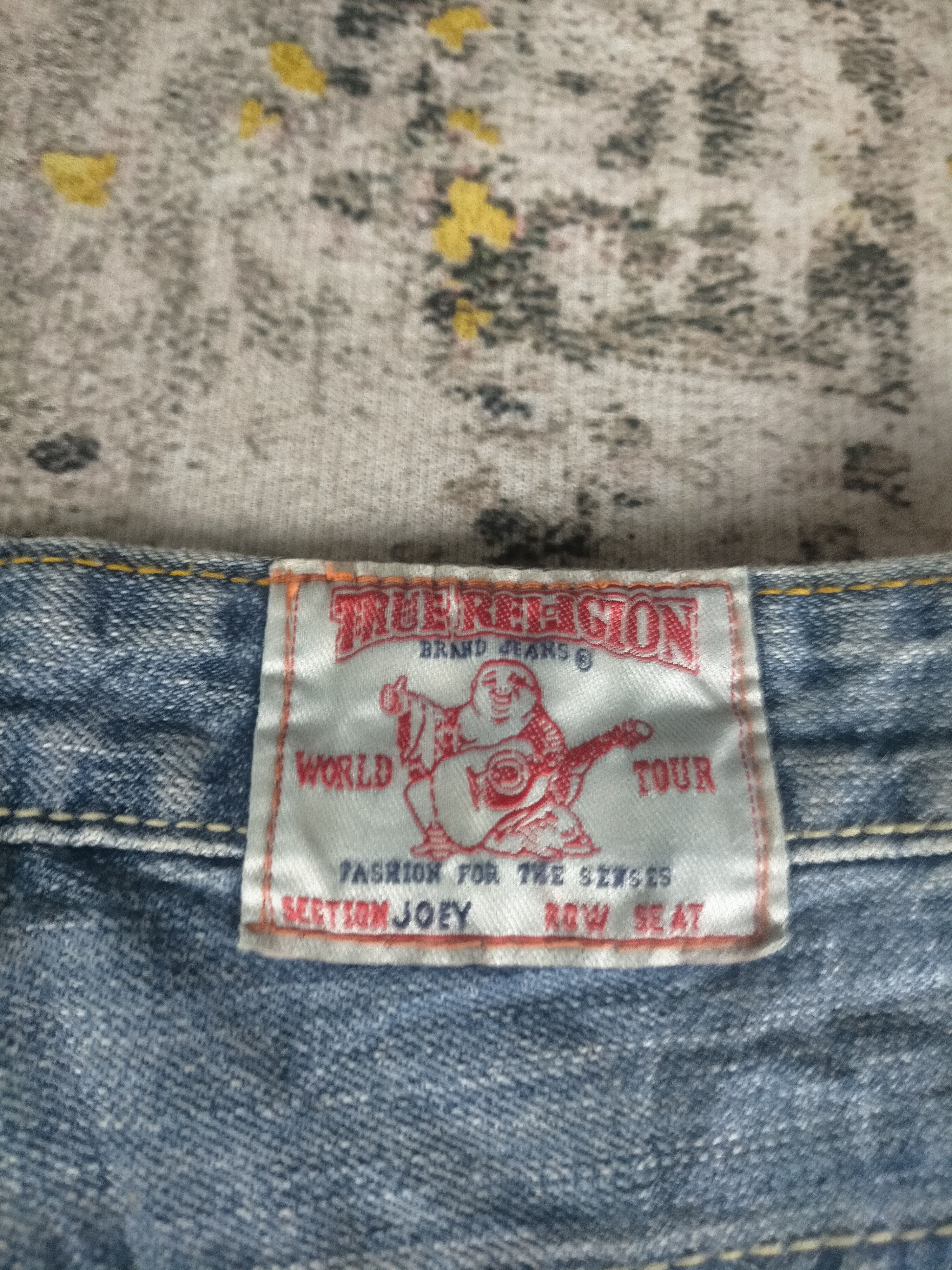 Tornado Mart 🔥90s Flared Vintage True Religion Ripped Jeans Size 26" / US 2 / IT 38 - 7 Thumbnail