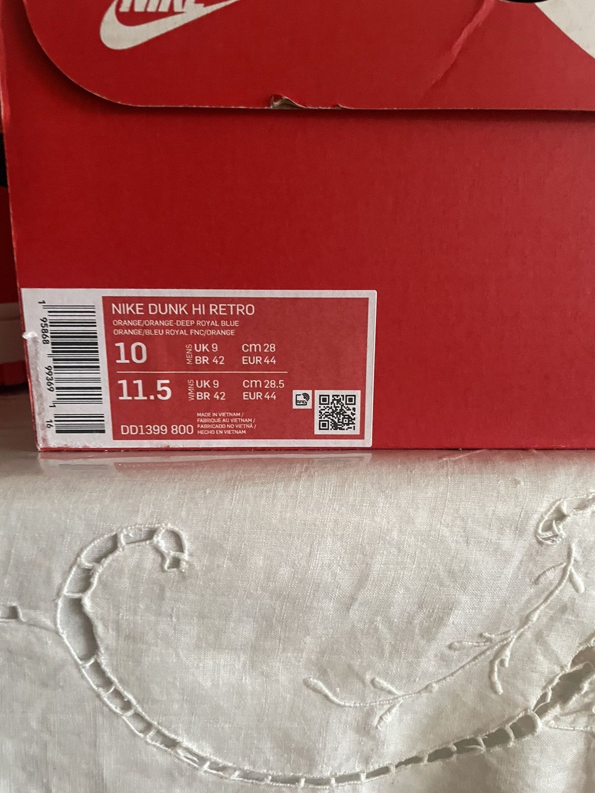 Nike Nike dunk high retro Size US 10 / EU 43 - 1 Thumbnail