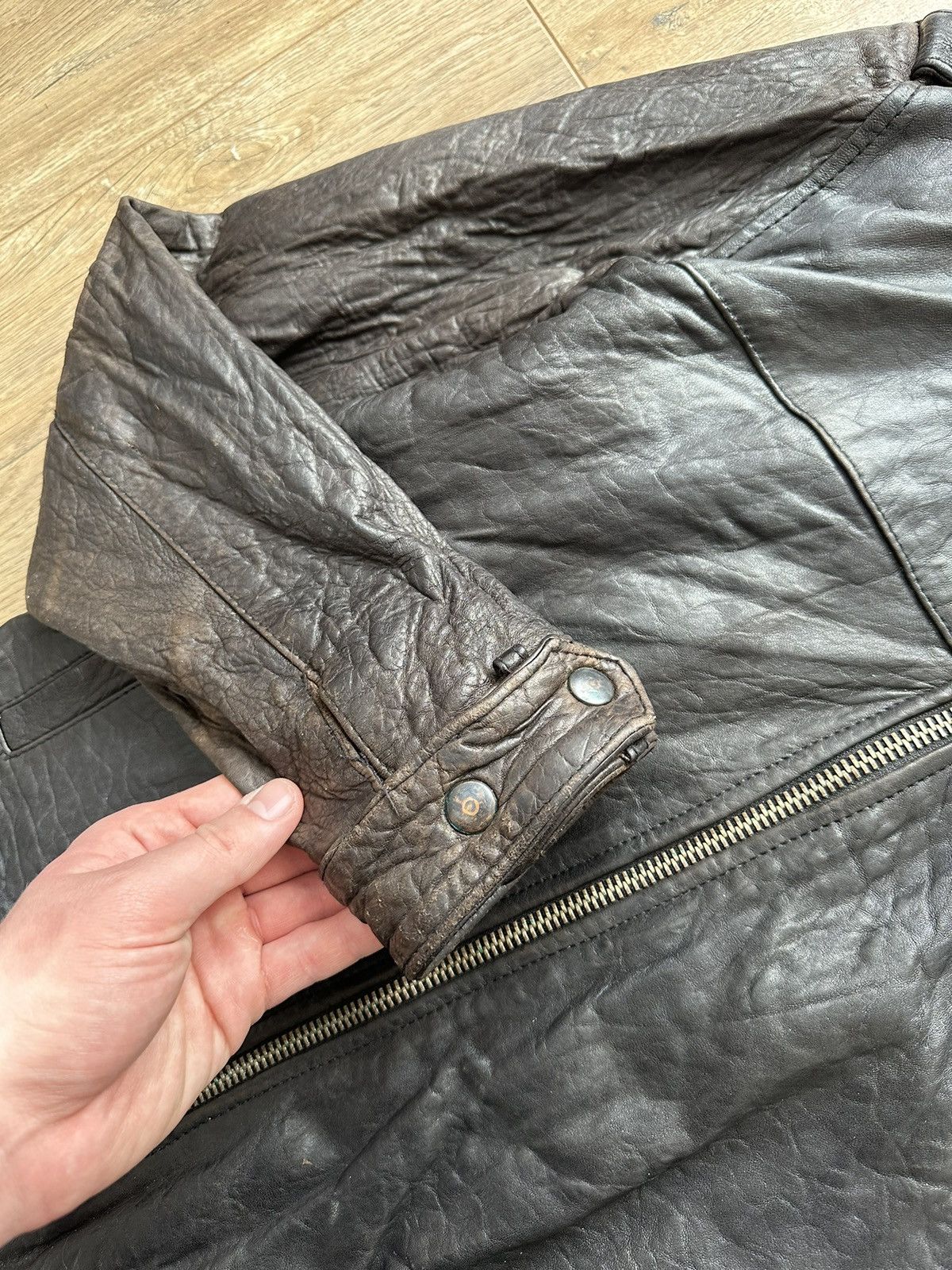 Allsaints AllSaints lamb vintage leather jacket Size US M / EU 48-50 / 2 - 7 Thumbnail