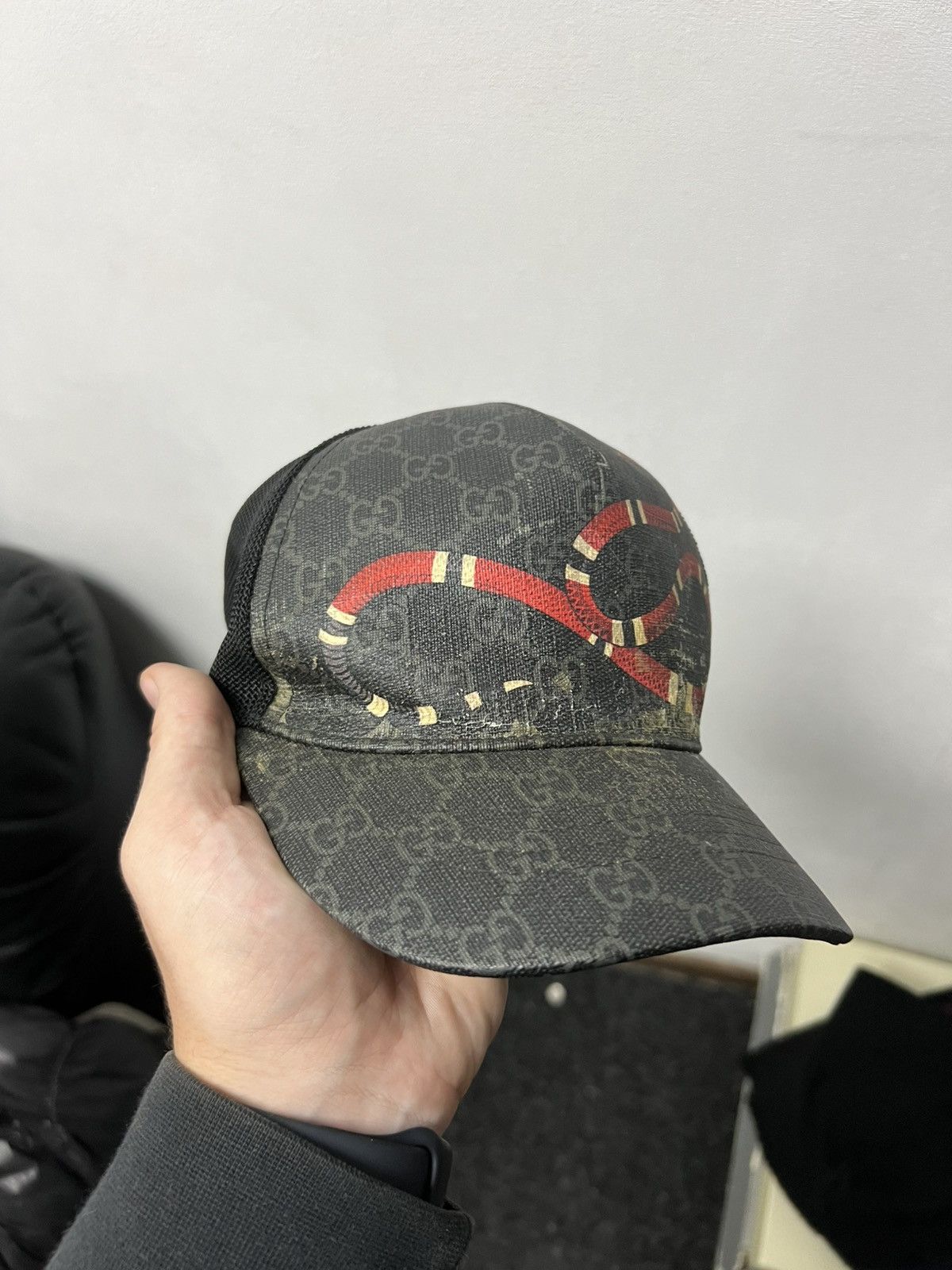 Gucci GUCCI MONOGRAM GG SNAKE CAP Size ONE SIZE - 10 Thumbnail