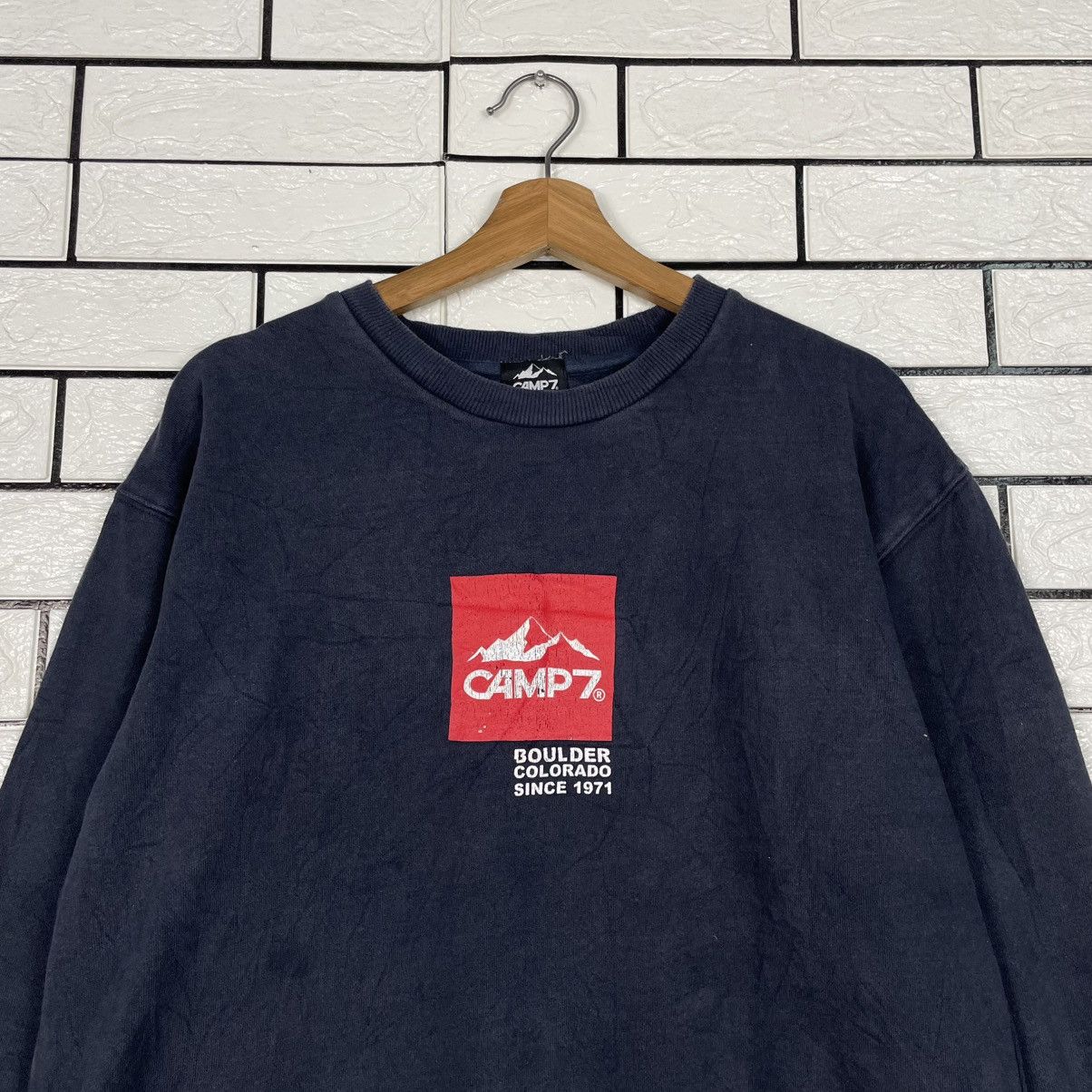 Japanese Brand Japanese Brand Camp 7 Black Sweatshirt Size US M / EU 48-50 / 2 - 2 Thumbnail