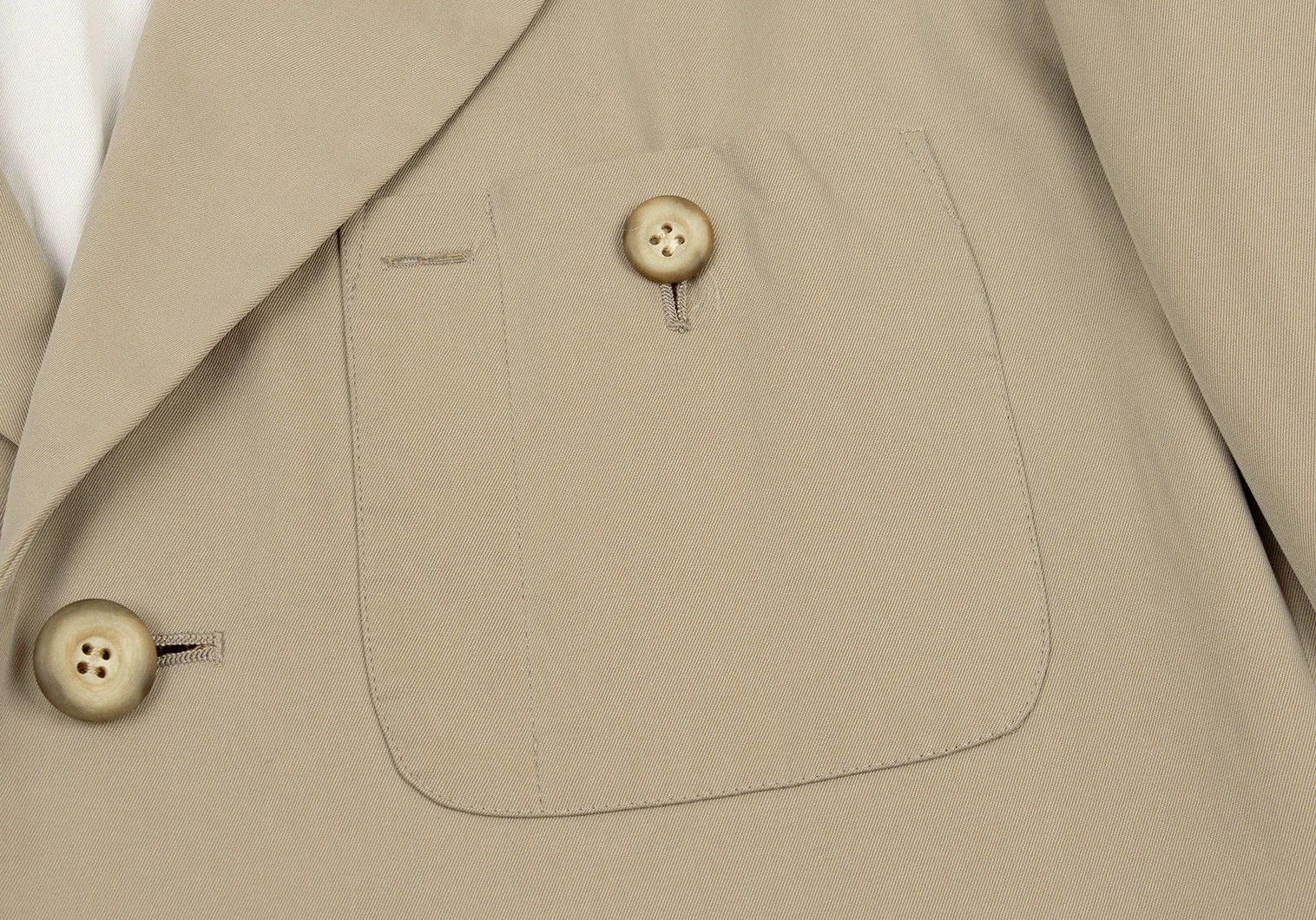 Issey Miyake Cotton Multi-Pocket Design Jacket in Beige, Size S Size US S / EU 44-46 / 1 - 4 Thumbnail