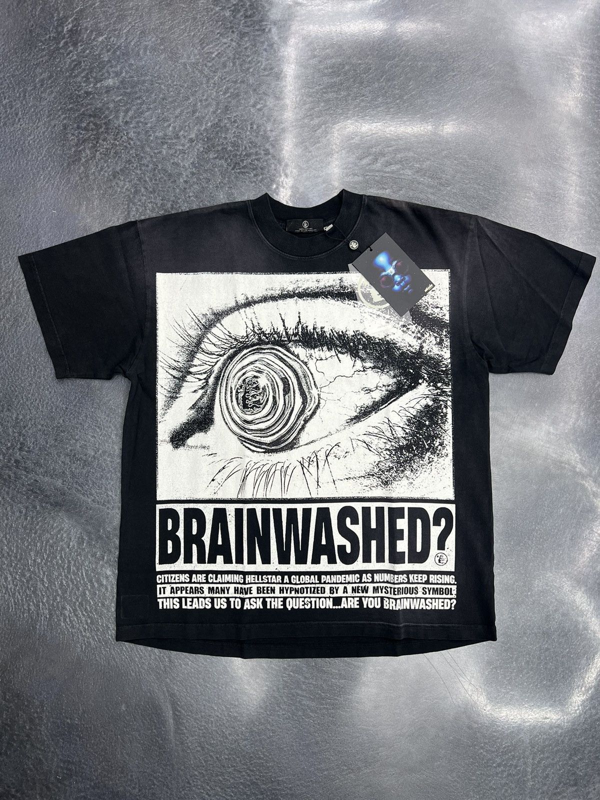 HELLSTAR Hellstar Brainwashed “Eyeball” T-Shirt Size US L / EU 52-54 / 3 - 1 Thumbnail
