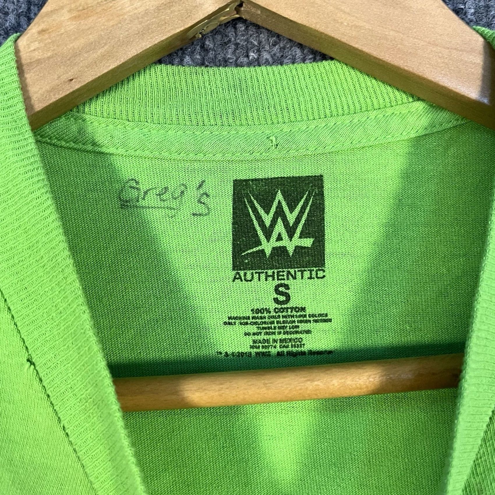 Doublet VINTAGE WWE John Cena T Shirt Small Neon Green Double Sided RESPECT Wrestling Mens Size US S / EU 44-46 / 1 - 4 Thumbnail