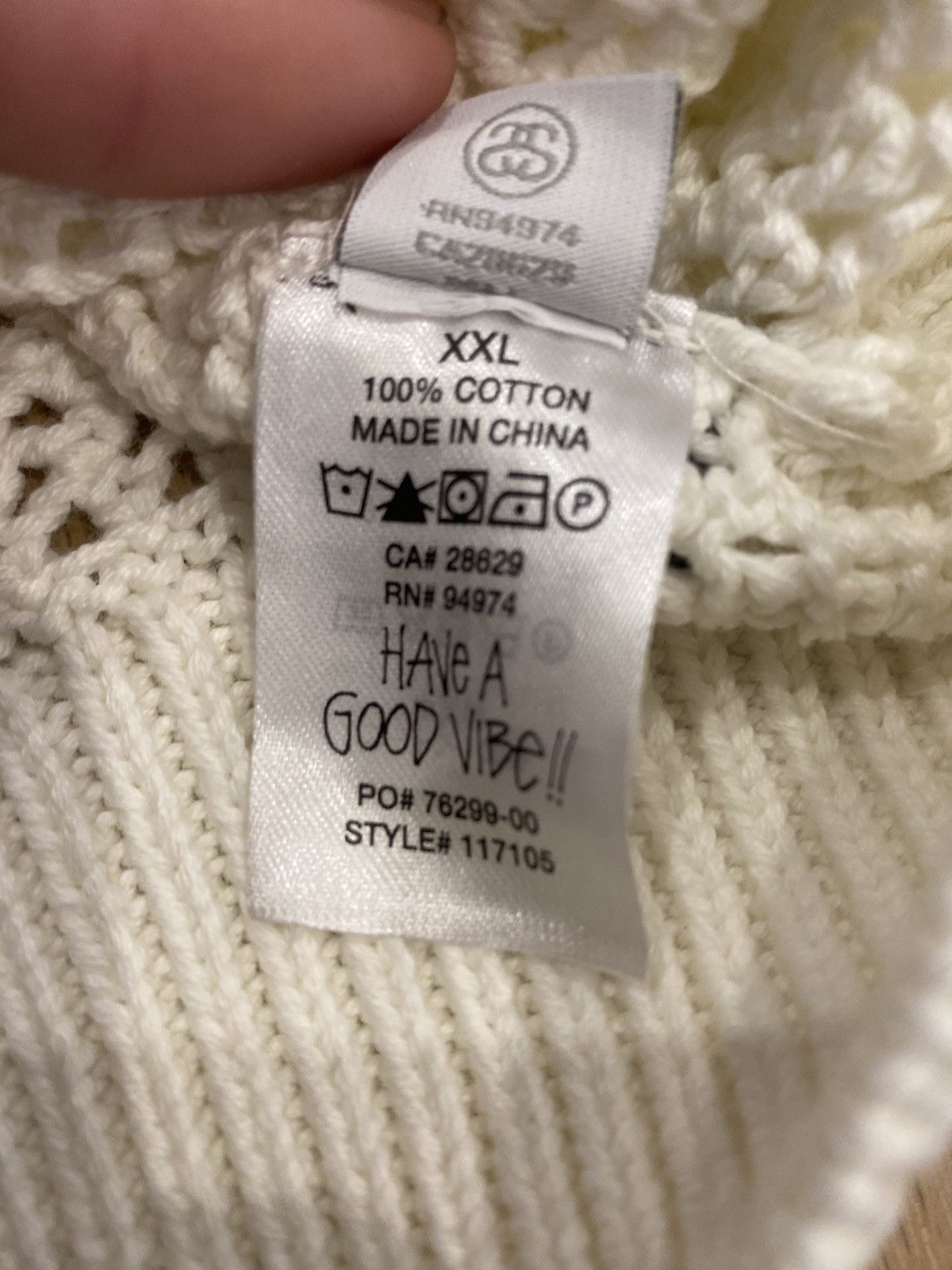 Stussy STUSSY BRIGHT GREEN KNIT SWEATER Size US XXL / EU 58 / 5 - 10 Thumbnail