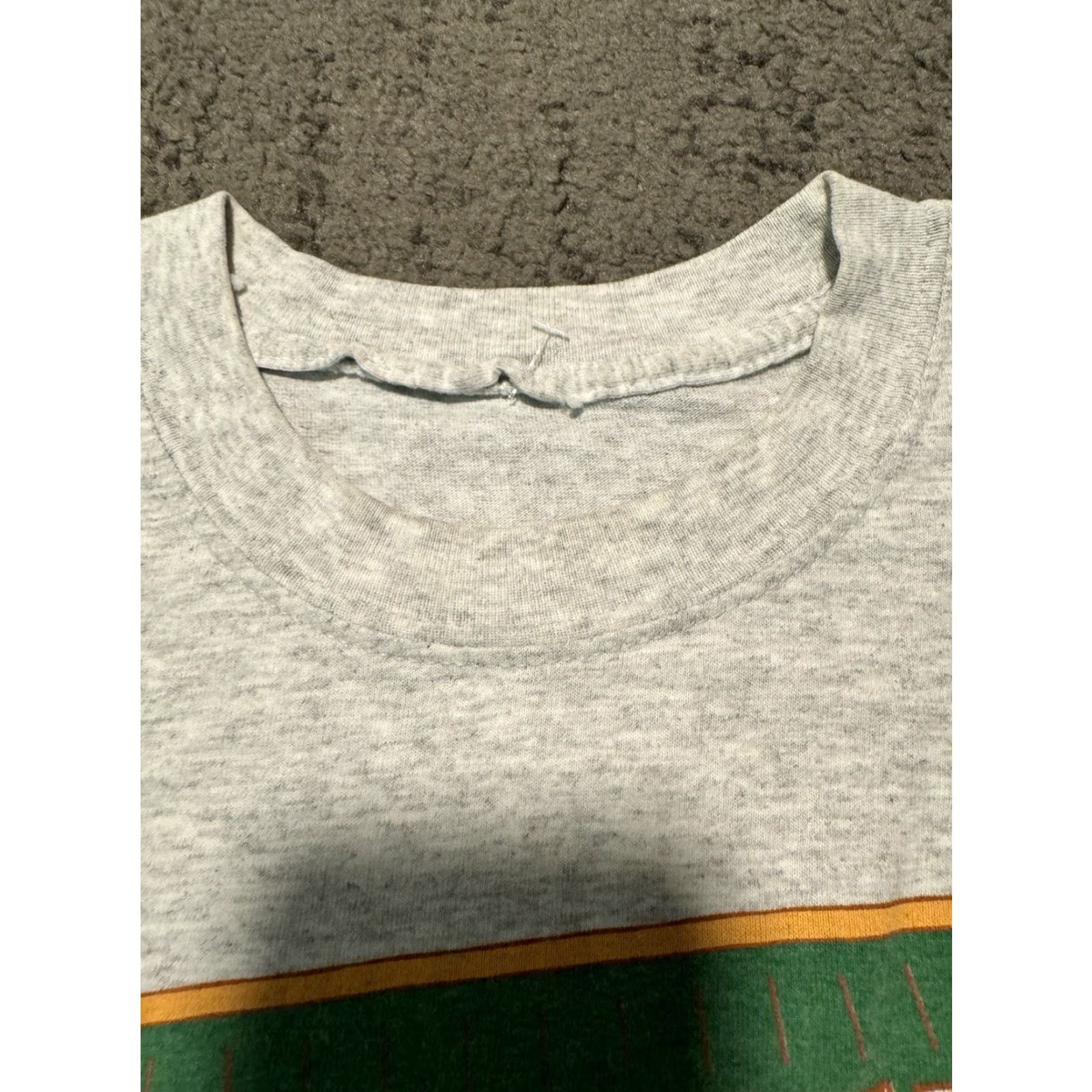 Fruit Of The Loom VINTAGE Enron Field Astros -Yankees Inaugural I Was There Shirt 2000 90s Retro Sports T-Shirt Mens Gray Cotton Fruit of the Loom M/L Size US M / EU 48-50 / 2 - 5 Thumbnail