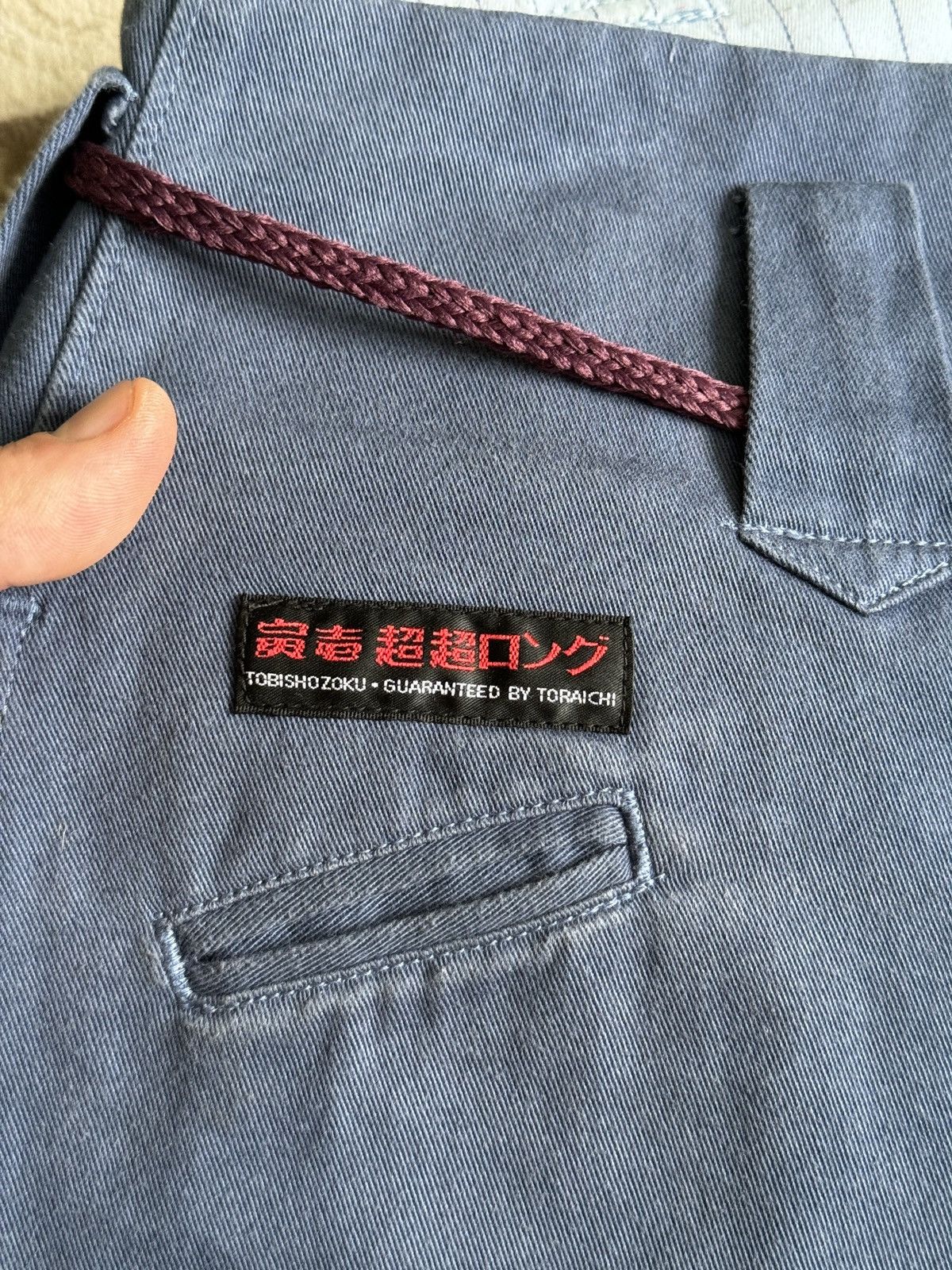 Japanese Brand Vintage Tobishozoku by Toraichi Baggy Japanese Work Pants Size US 32 / EU 48 - 13 Thumbnail