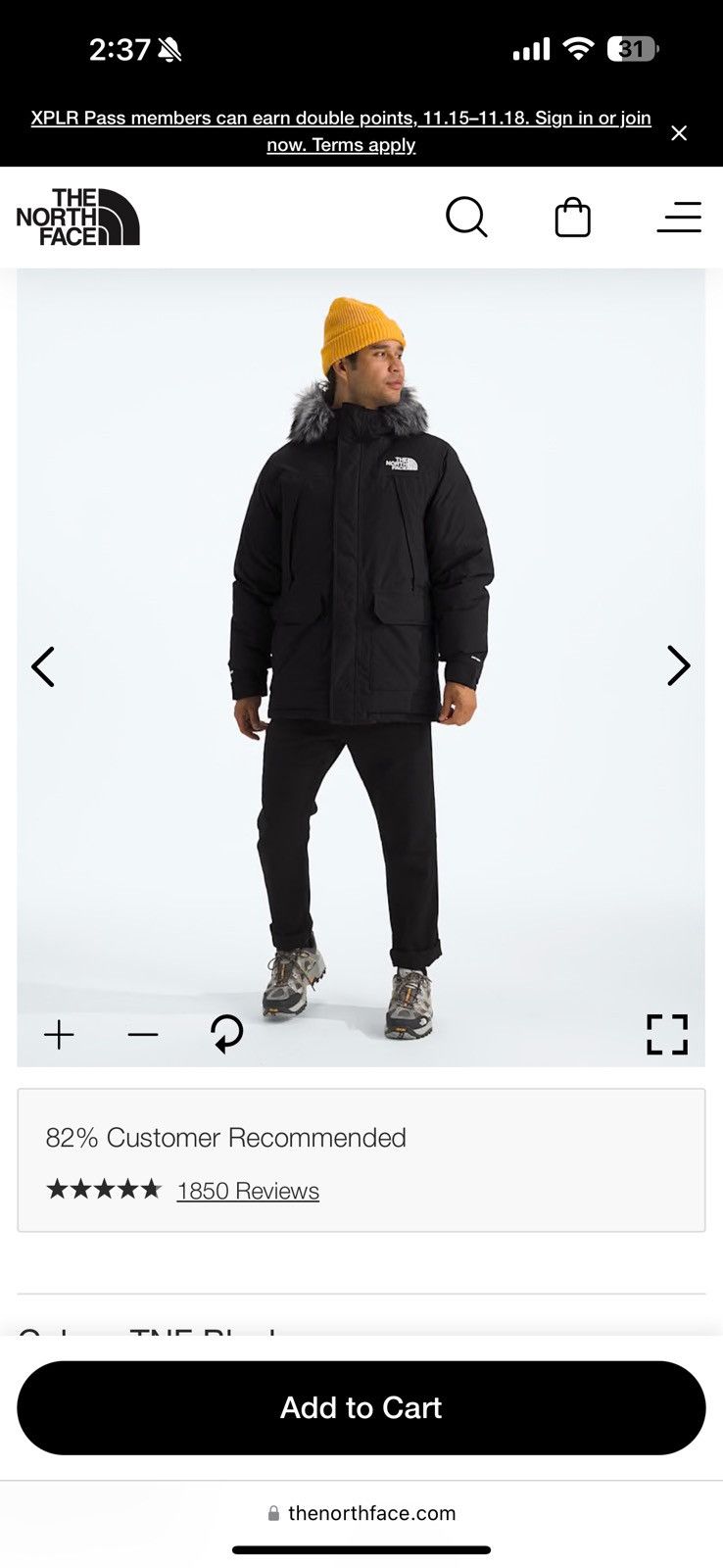 The North Face McMurdo Parka Size US XXL / EU 58 / 5 - 1 Thumbnail