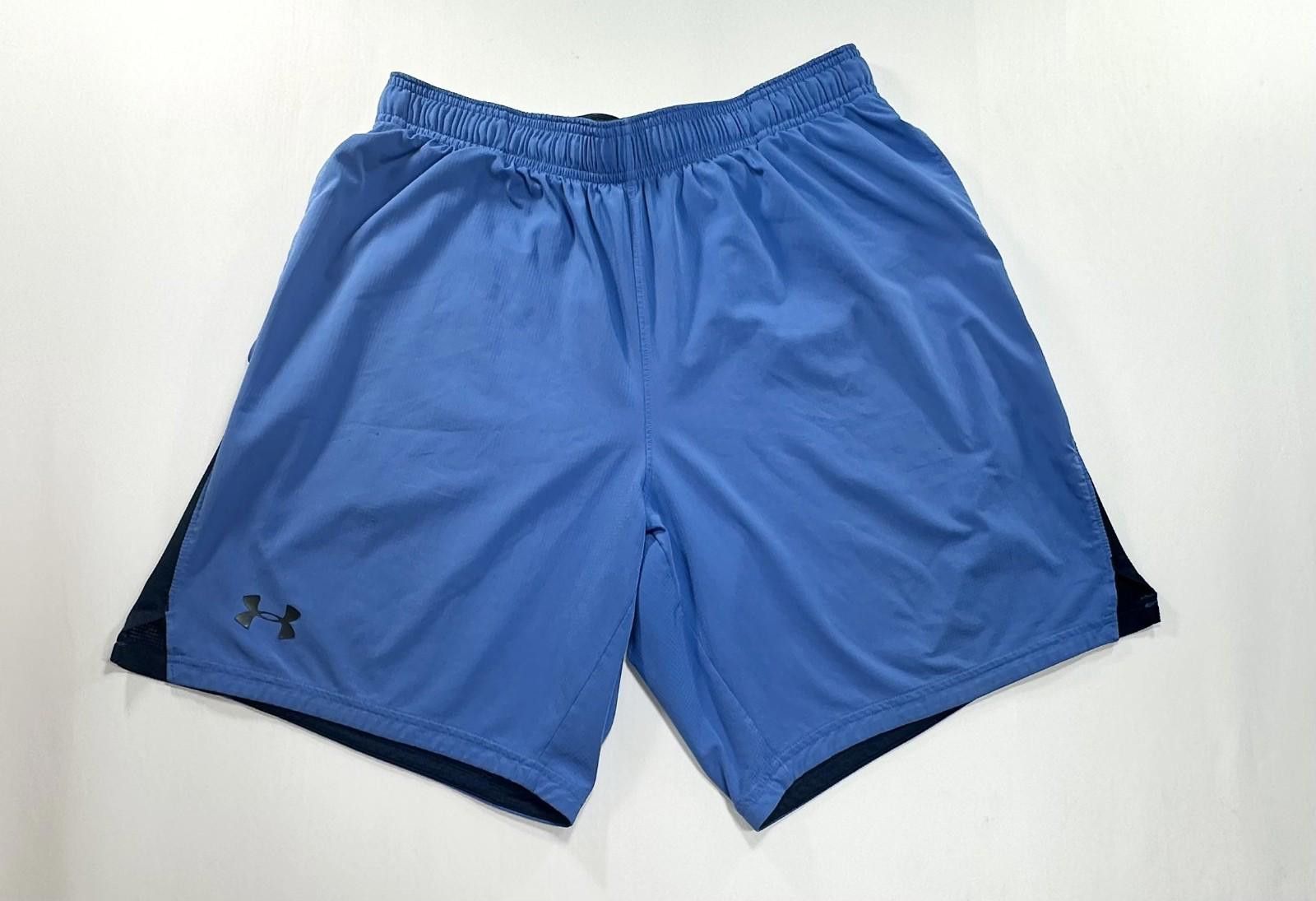 Under Armour Under Armour Elastic Drawstring Athletic Shorts Blue Mens L Size US 34 / EU 50 - 1 Thumbnail