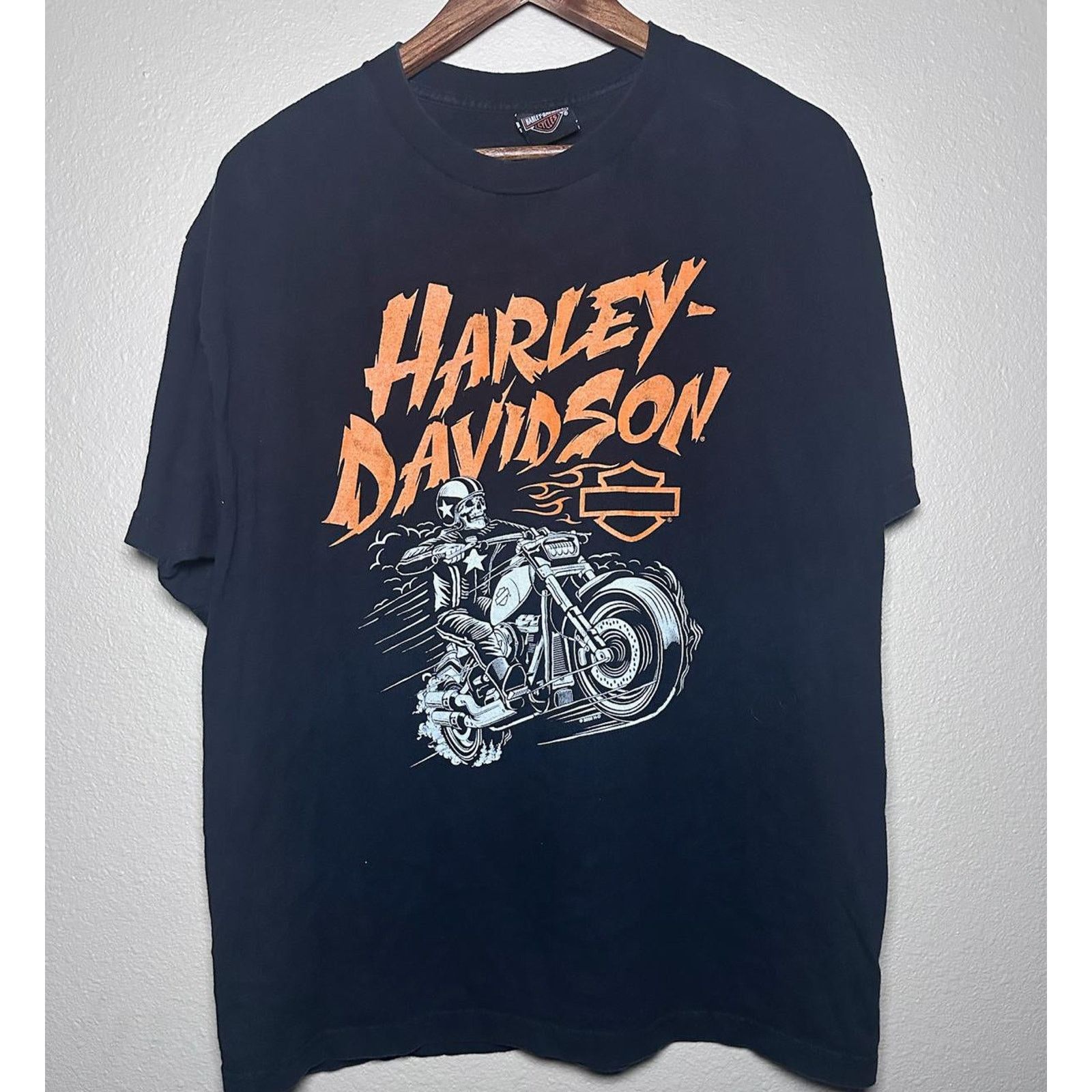 Harley Davidson 🏍️ Harley-Davidson “Skeleton Rider” Graphic Tee – Size XL Size US XL / EU 56 / 4 - 1 Thumbnail