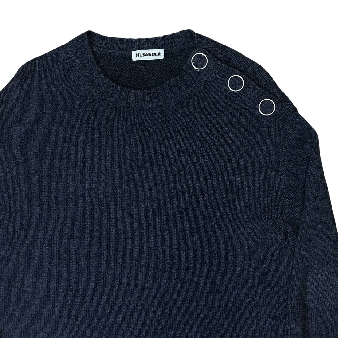 Jil Sander Jil Sander Neck Snap Knit Sweater - SS21 Size US L / EU 52-54 / 3 - 4 Thumbnail
