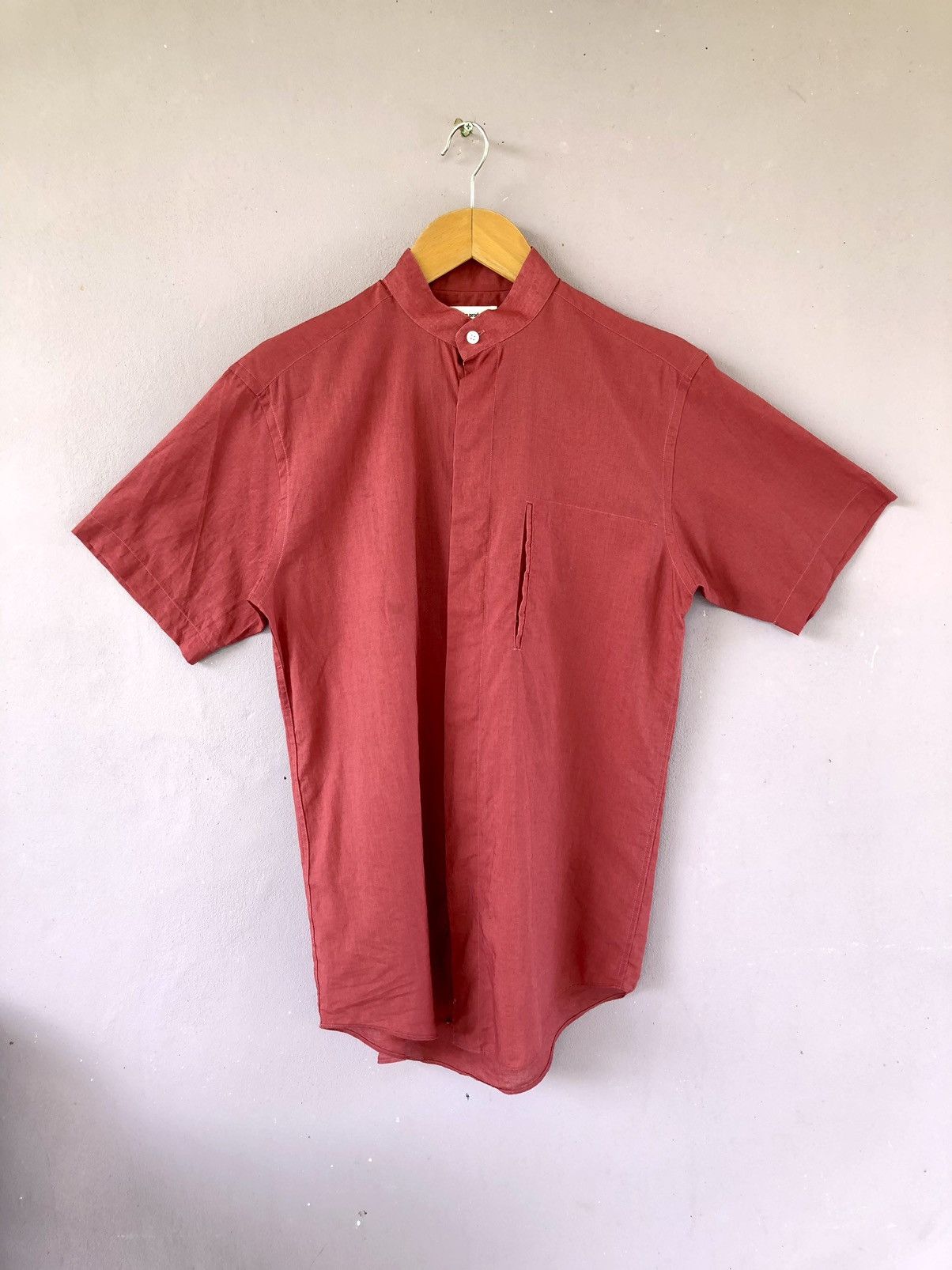 Issey Miyake Issey Miyake Mandarin Collar Button Up Shirt Size US S / EU 44-46 / 1 - 1 Thumbnail