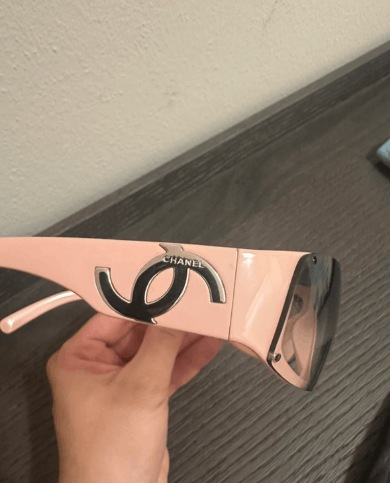Chanel × Vintage CHANEL Sunglasses 5072 Mask Visor Rimless Ski Shield 4033 Size ONE SIZE - 6 Thumbnail