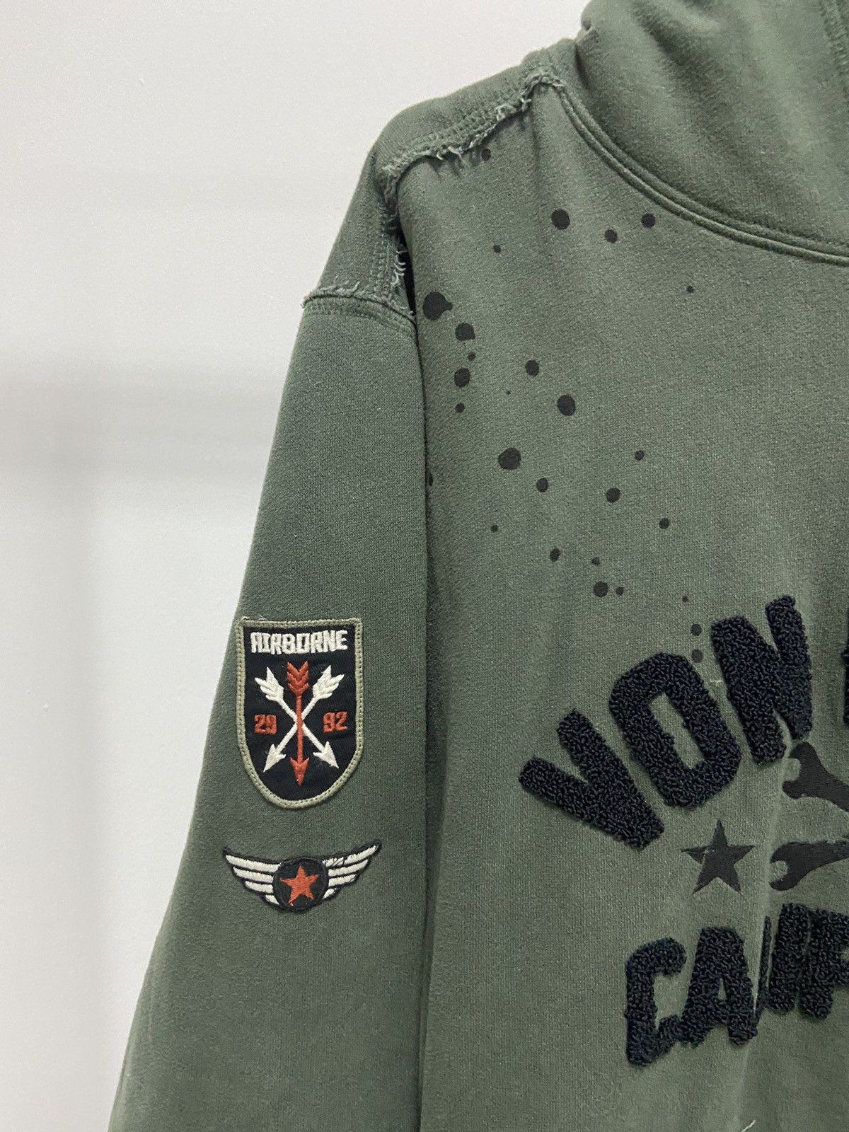 Vintage × Von Dutch Von Dutch Vintage Hoodie Big Logo Airborne Style Y2K Size US L / EU 52-54 / 3 - 3 Thumbnail