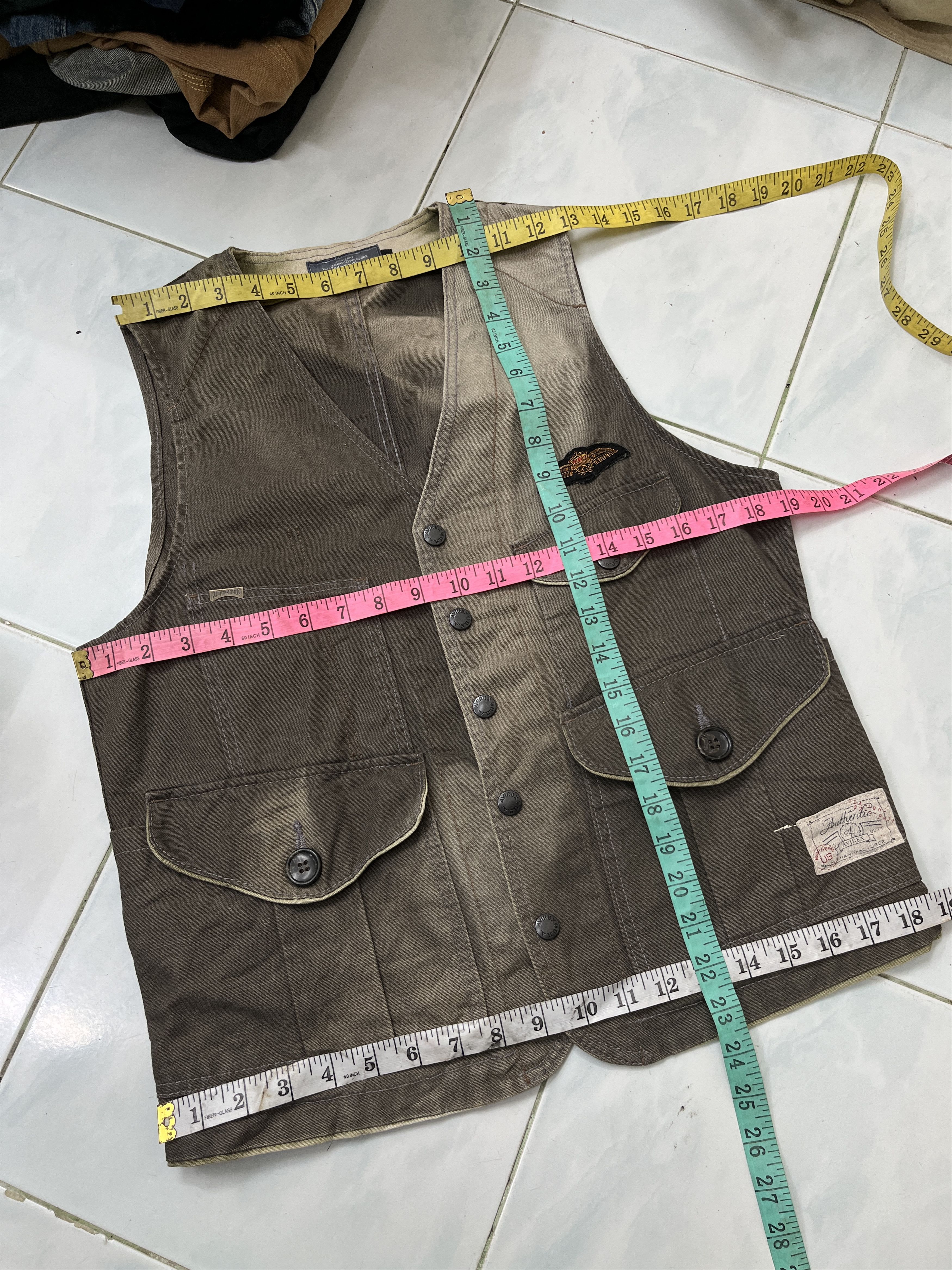 Avirex 🔥🔥🔥STEALS AVIREX SUN FADED VEST Size US M / EU 48-50 / 2 - 12 Thumbnail