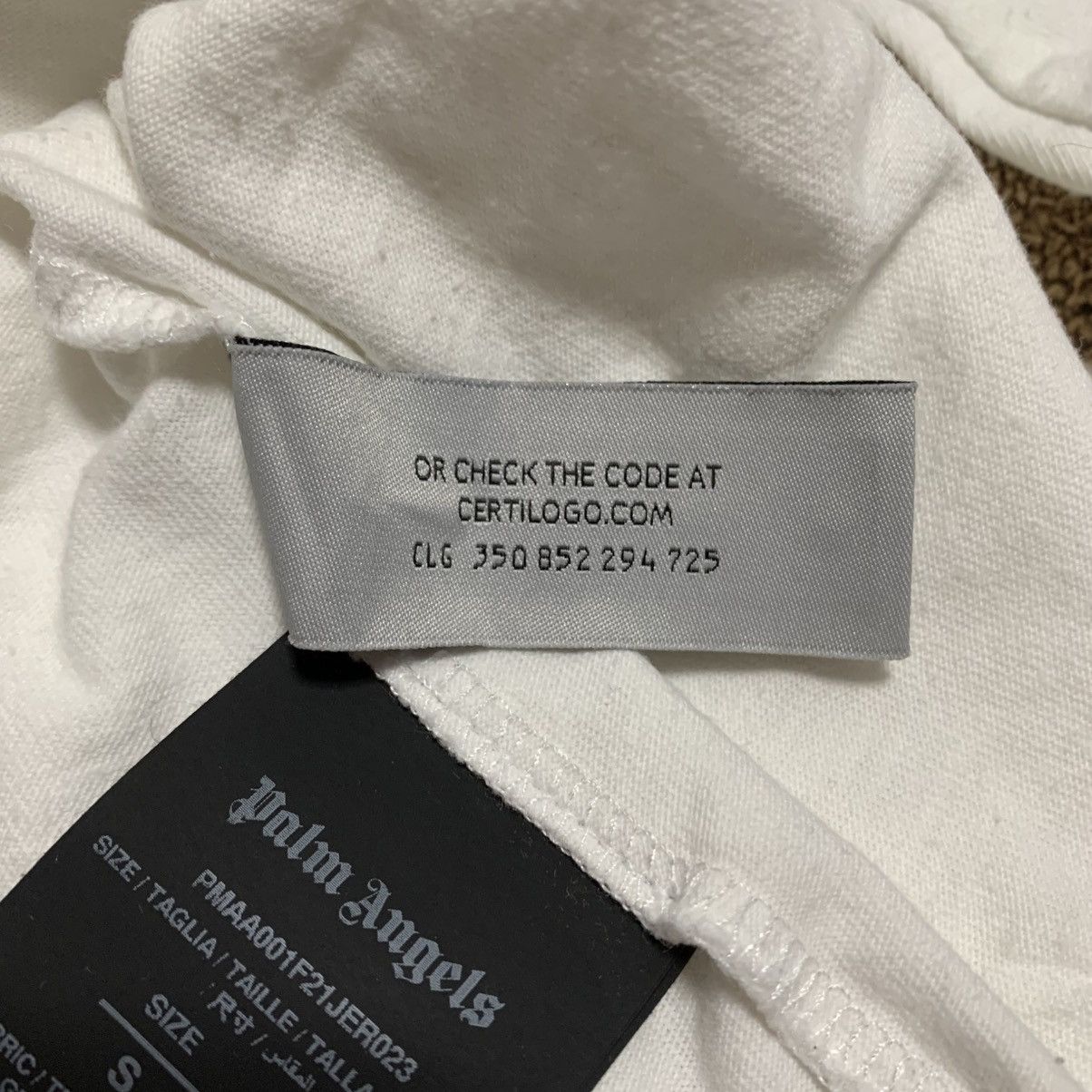 Palm Angels Palm Angels Small Kill The Bear White Tee Size US S / EU 44-46 / 1 - 8 Thumbnail