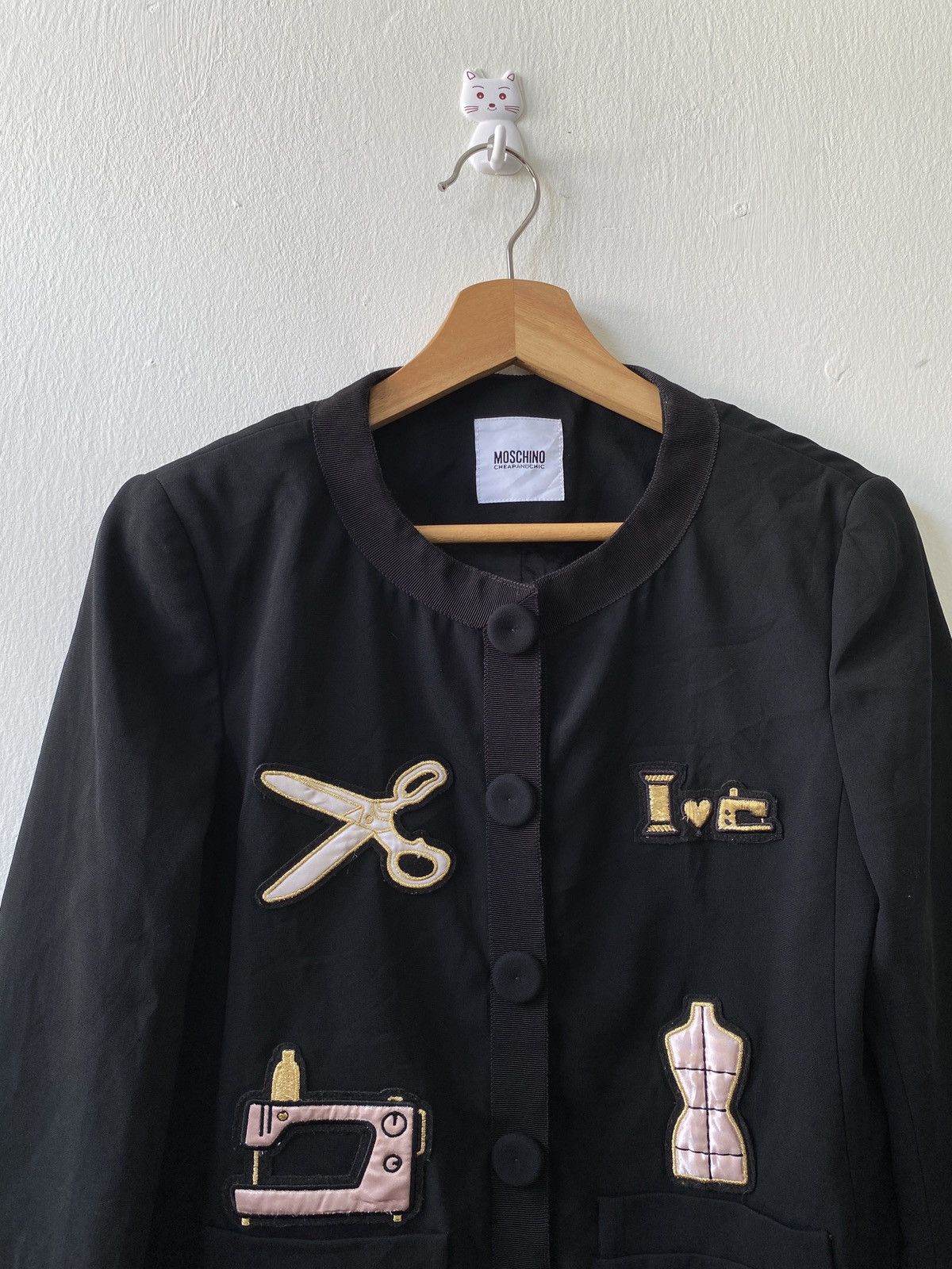 Moschino Moschino Cheap And Chic Button Jacket Size M / US 6-8 / IT 42-44 - 3 Thumbnail