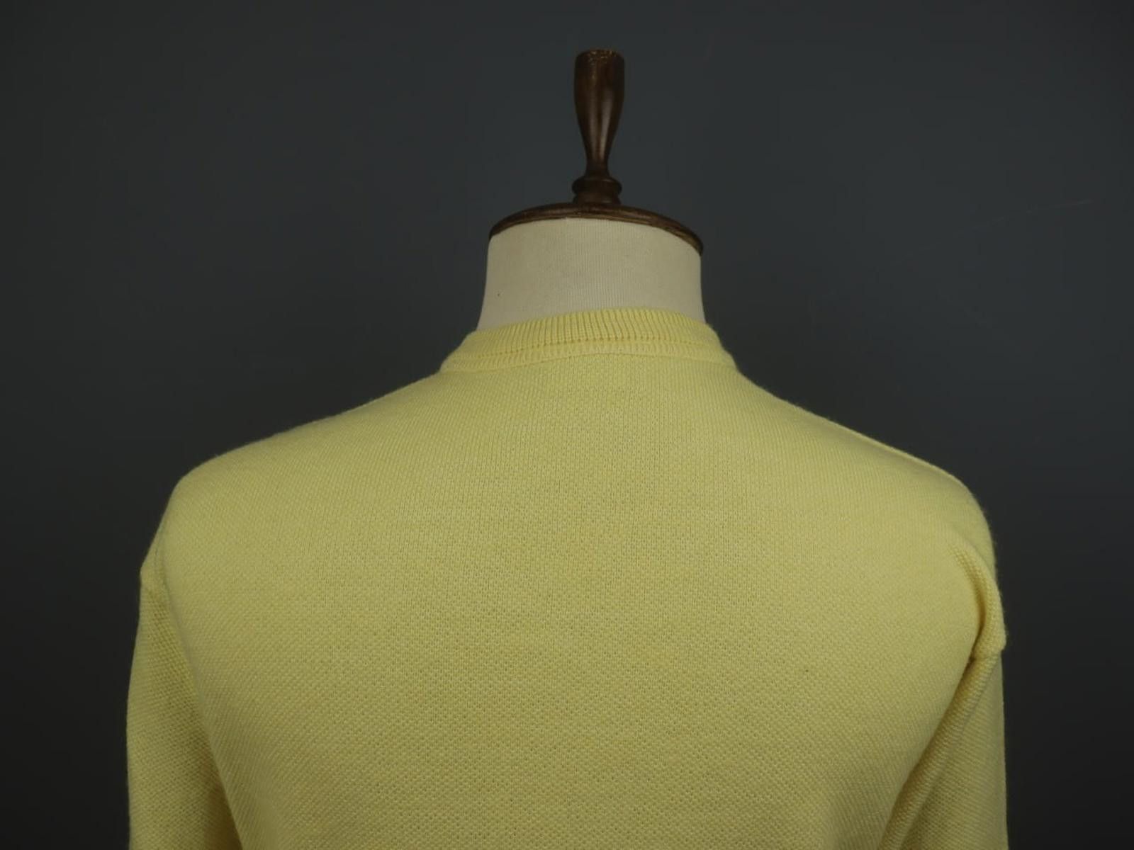 Lacoste Lacoste Yellow Linen Knitted Pullover Sweater Size 6 Size M / US 6-8 / IT 42-44 - 9 Thumbnail