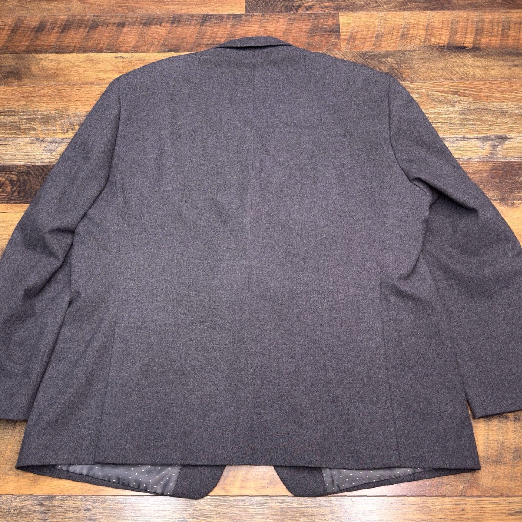 Vintage Michael Strahan Suit Jacket Blazer Single-Breasted 50R Gray Wool Blend Stretch Formal Men 50 Gray Wool Blend Stretch Blazer Size 50R - 2 Thumbnail