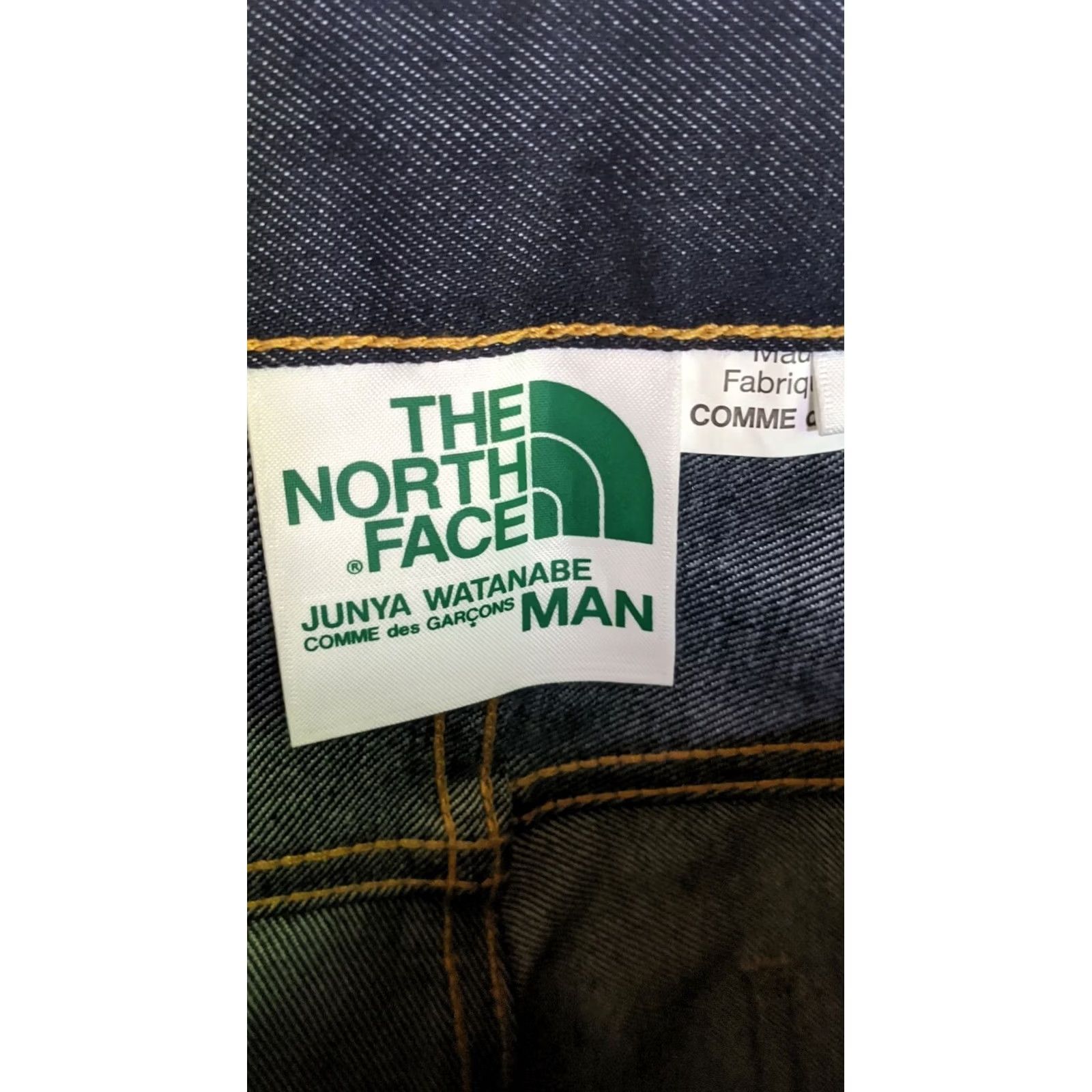 Comme des Garcons The North Face x Junya Watanabe Jeans SS18 Dark Blue Denim Size US 29 - 4 Thumbnail