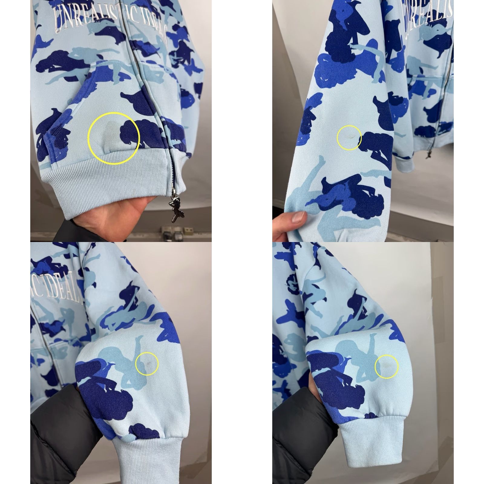 Named Collective Named Collective Y2K Sexy Girl Camo Baggy Zip Up Hoodie M/L Size US M / EU 48-50 / 2 - 8 Thumbnail