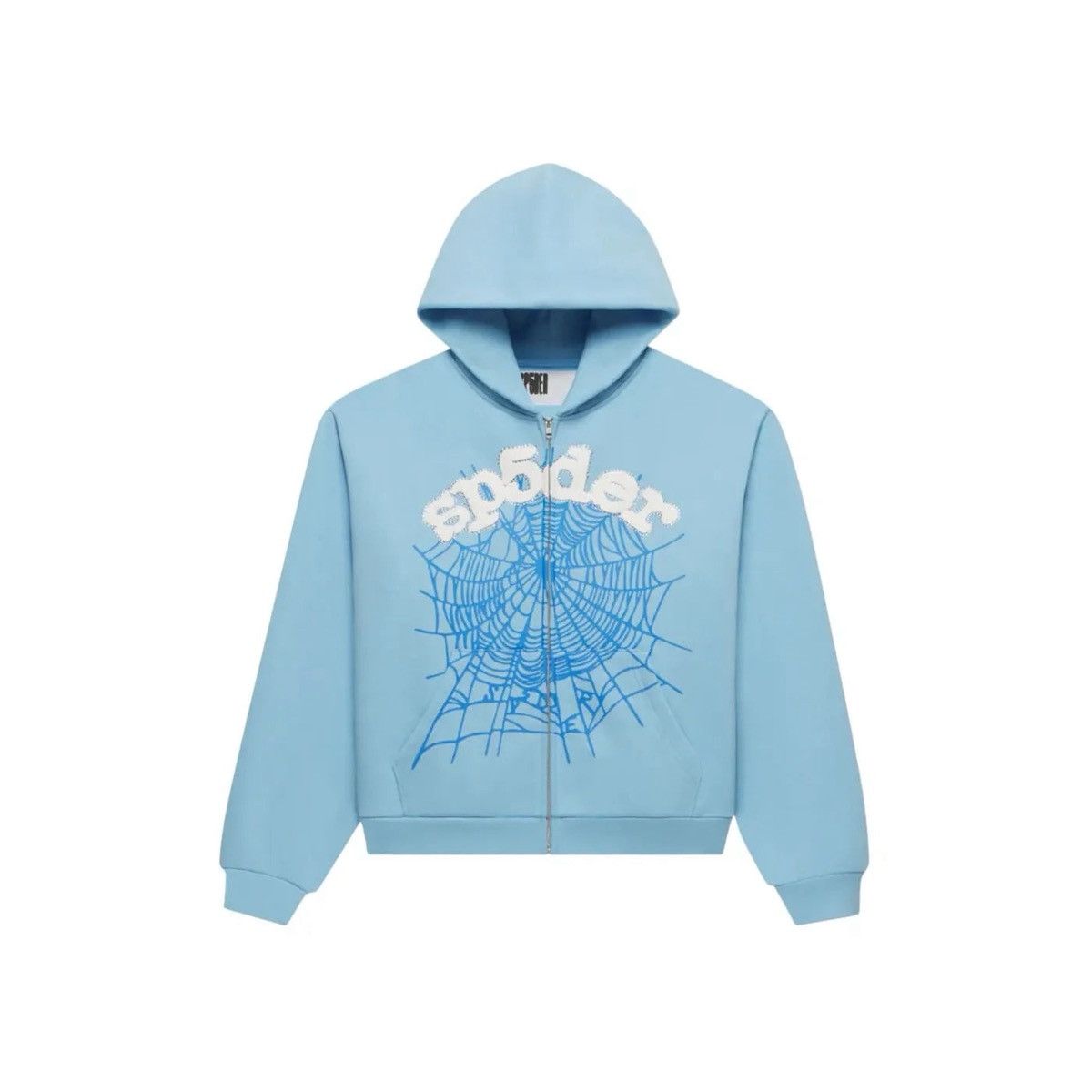 Sp5der Spider TC Blue Here's the Slime Hoodie | Grailed