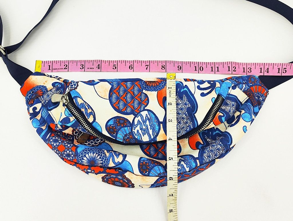 Other MONKI chest waist bag with Japanese theme graphic Size ONE SIZE - 10 Thumbnail