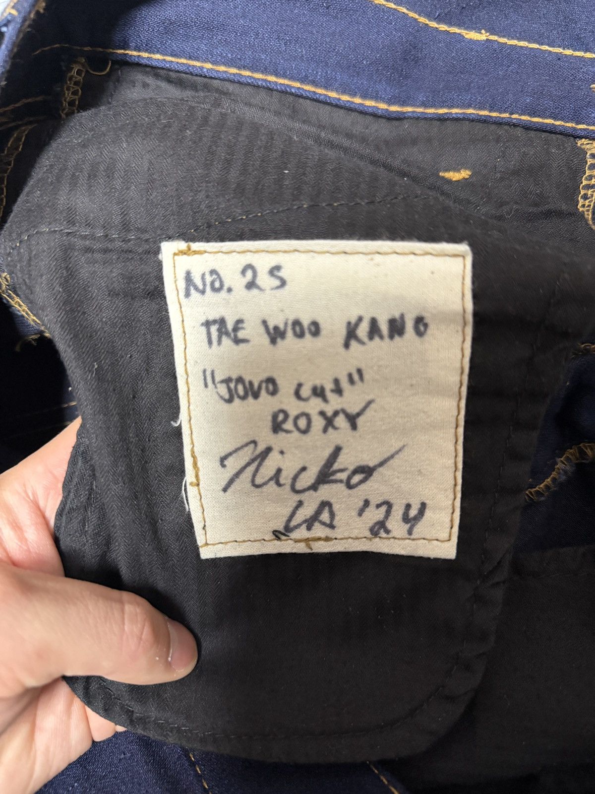 Unsound Rags Nicholas Auguas Jovo Cut Roxy Japanese Selvedge Denim Size US 33 - 6 Thumbnail