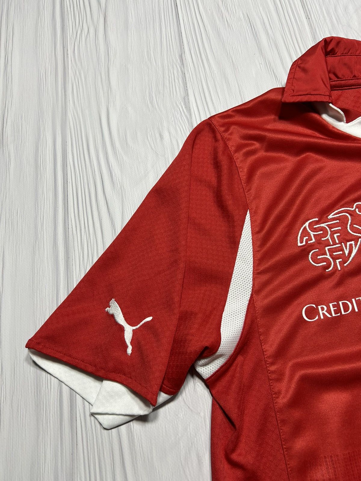 Puma Puma Switzerland 2010 2011 Home Football Shirt Jersey Size US L / EU 52-54 / 3 - 7 Thumbnail