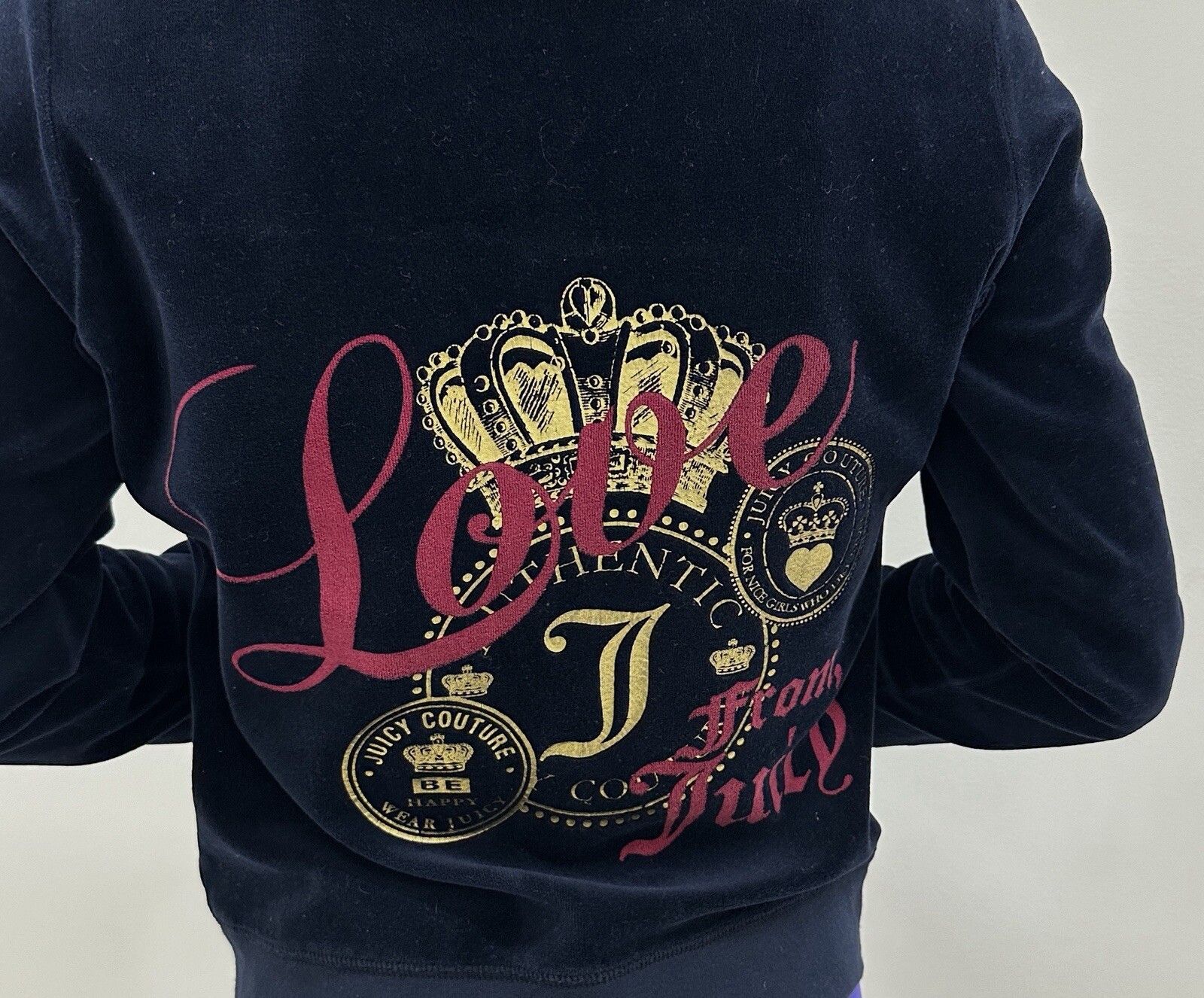 Juicy Couture Juicy Couture Zip up Hoodie Velvet Velour y2k Blue Size L Size L / US 10 / IT 46 - 6 Thumbnail