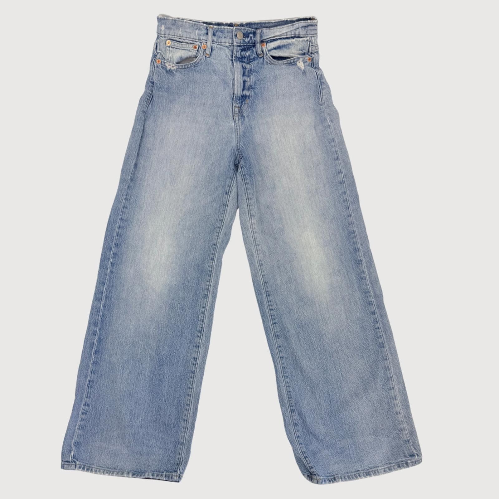 Gap Gap Wide Leg Jeans Light Wash High Rise 28 Y2K Size 28" / US 6 / IT 42 - 1 Thumbnail