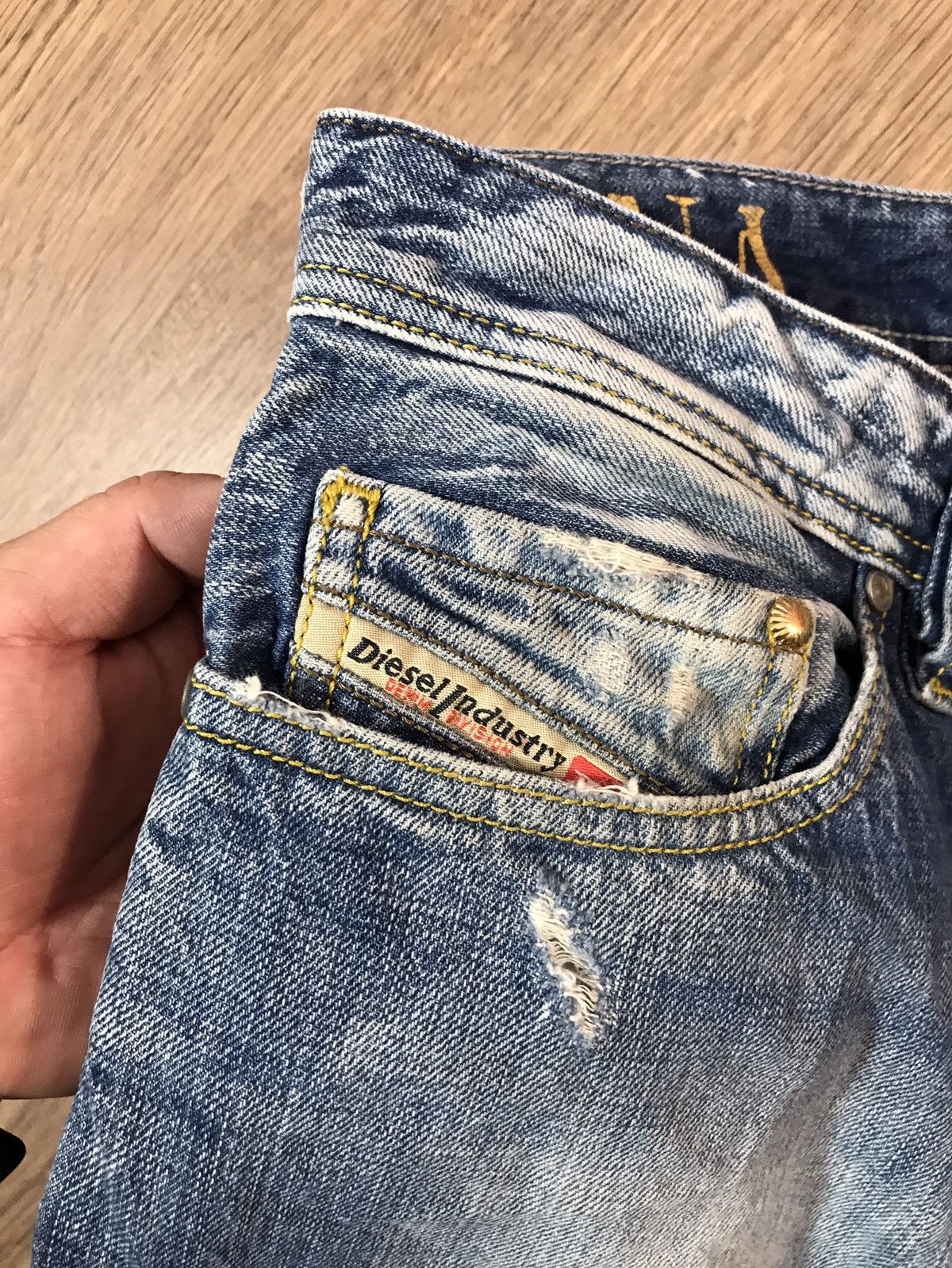 Diesel × Vintage Vintage Diesel Safado distressed denim pants jeans Size US 31 - 6 Thumbnail