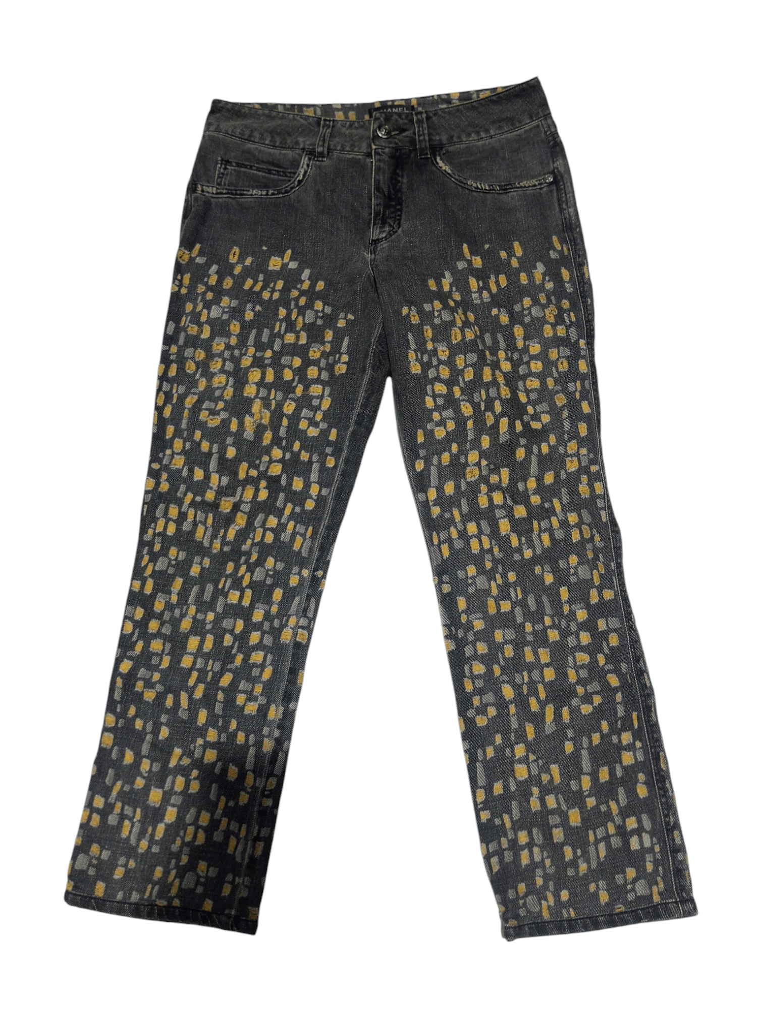 Chanel × Vintage Vintage chanel distressed denim jeans Size 29" - 1 Thumbnail