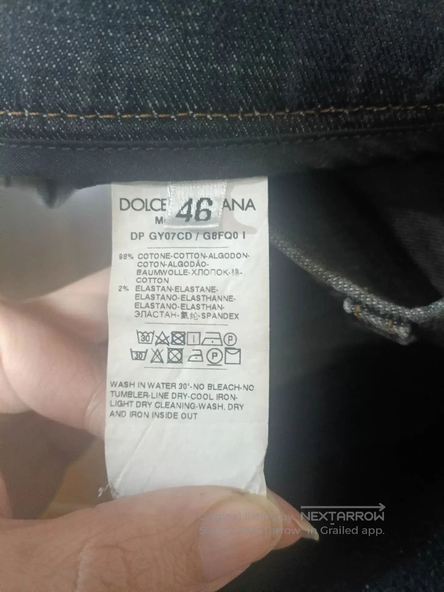 Dolce & Gabbana Dolce & Gabbana Runway Jeans Size 46. Size US 30 / EU 46 - 7 Thumbnail