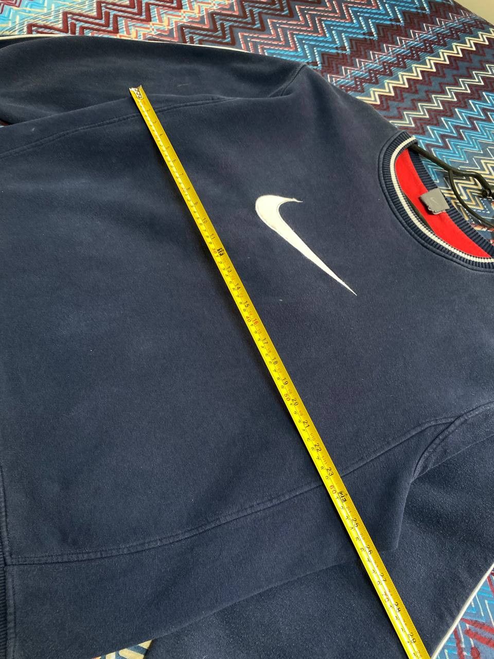 Nike × Vintage Very Rare, vintage Nike Faded sweatshirt 90s Y2K Size US XL / EU 56 / 4 - 10 Thumbnail