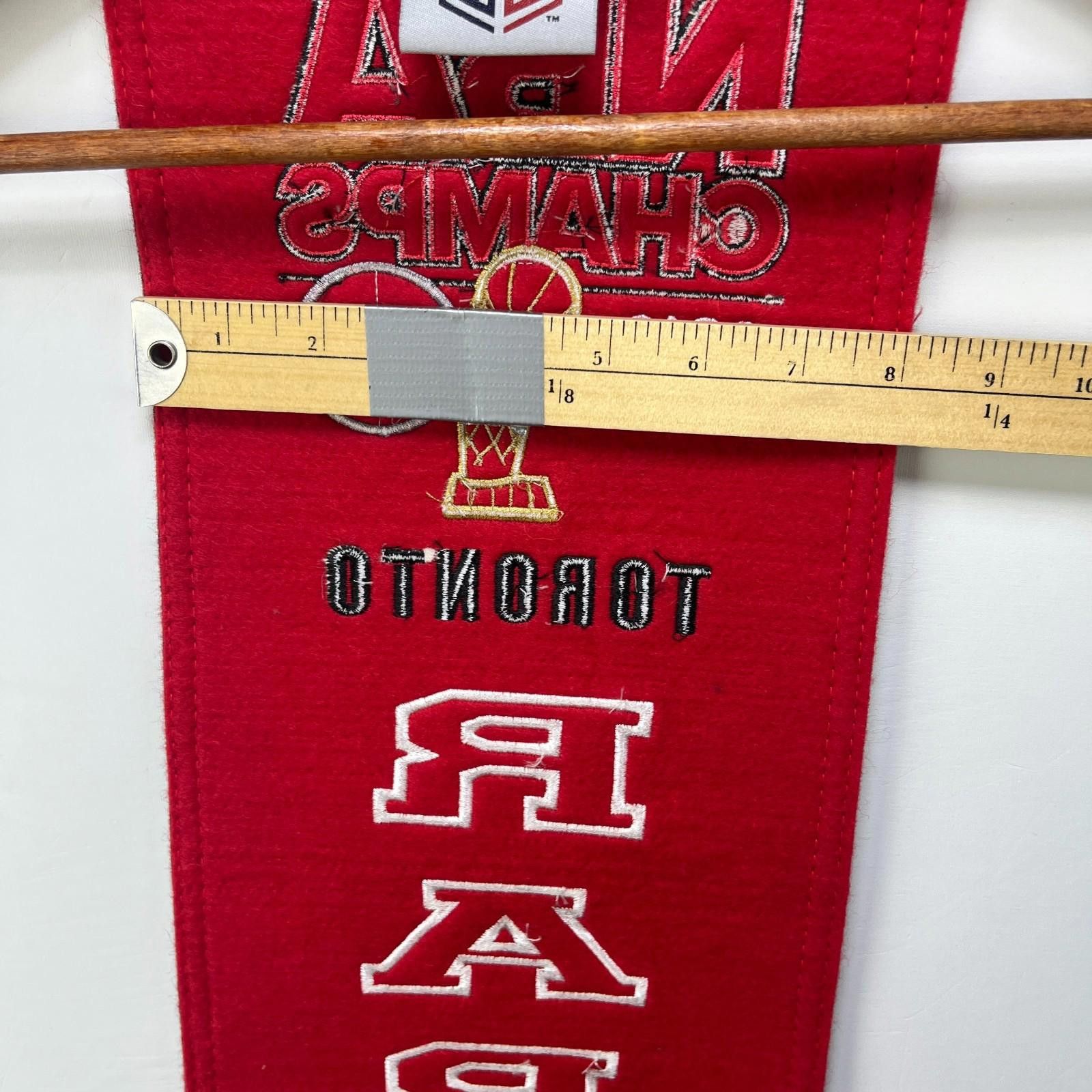 Other Toronto Raptors 2019 NBA Champs Embroidered Heritage Banner Size ONE SIZE - 8 Thumbnail