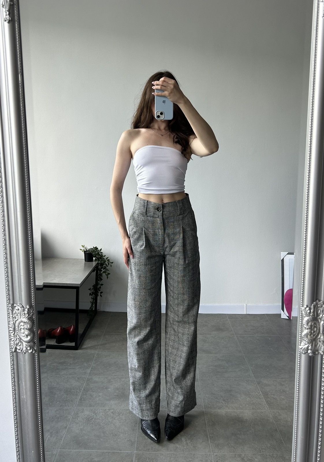 Ganni GANNI Suiting Relaxed Plated Pants Streetwear Size 24" / US 00 / IT 34 - 3 Thumbnail