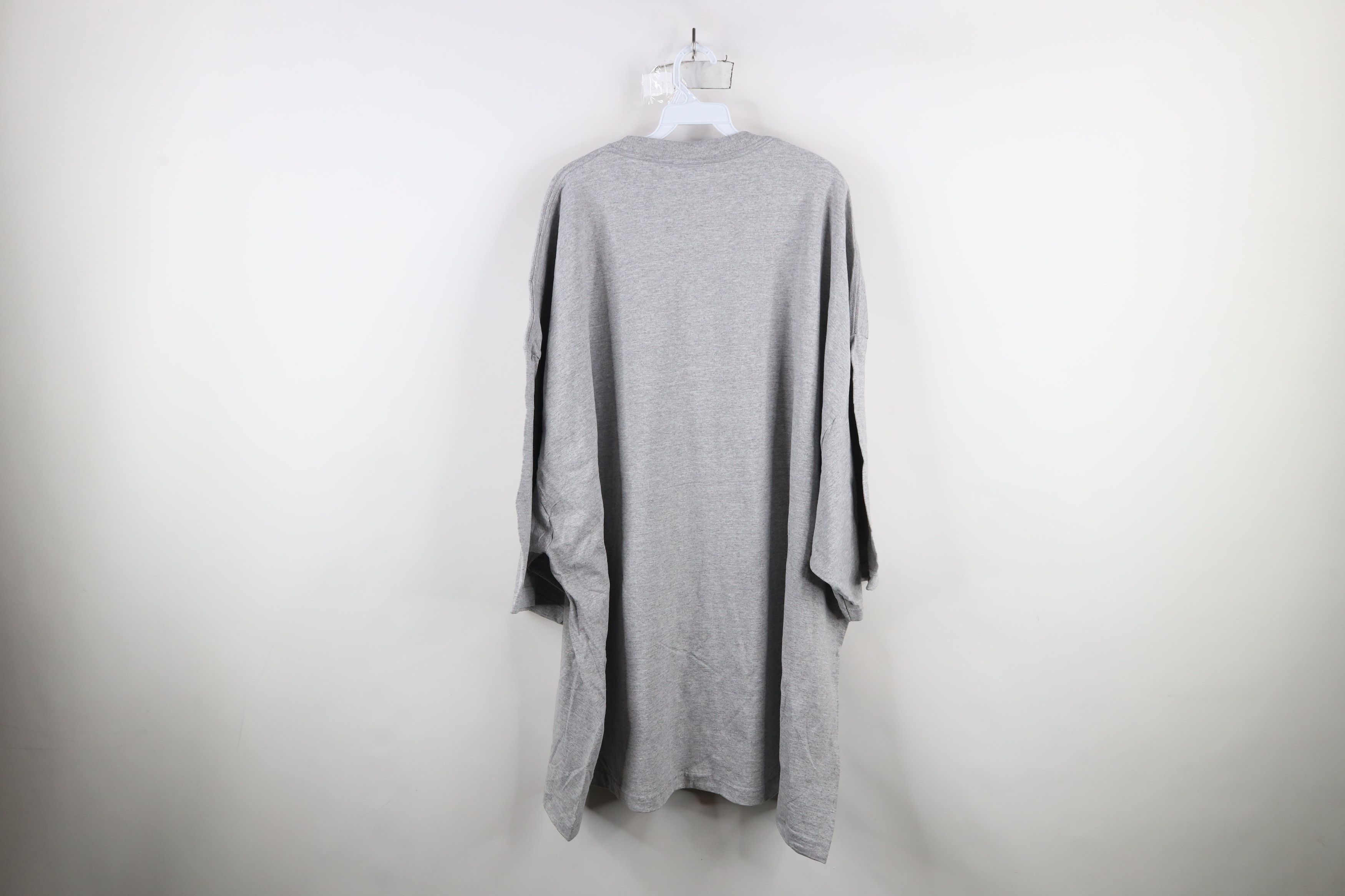 Vintage Vintage 90s Streetwear Short Sleeve T-Shirt Heather Gray Size US XXL / EU 58 / 5 - 8 Thumbnail