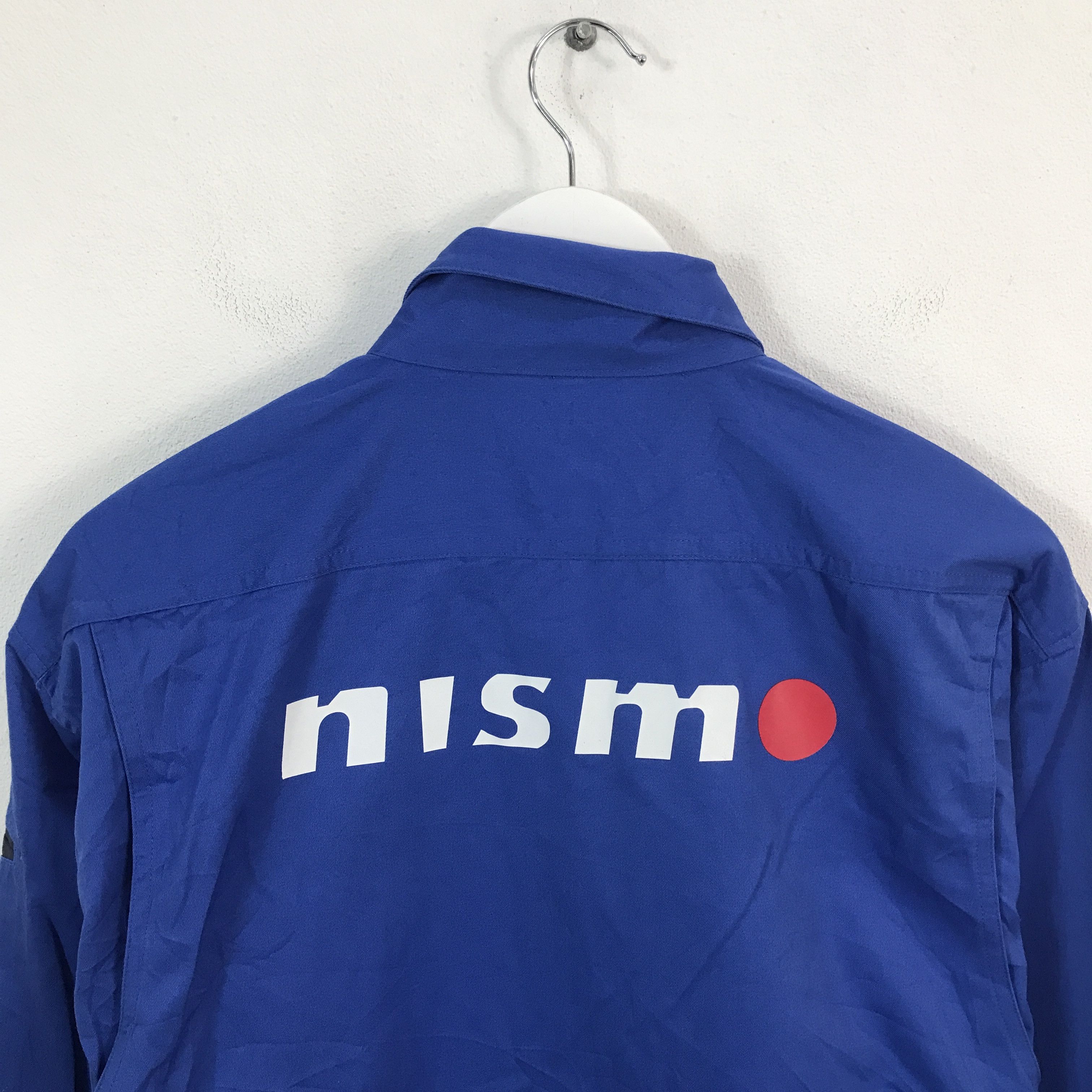 Japanese Brand × Sports Specialties Rare Japan work uniform nissan nismo racing custom jacket Size US L / EU 52-54 / 3 - 4 Thumbnail