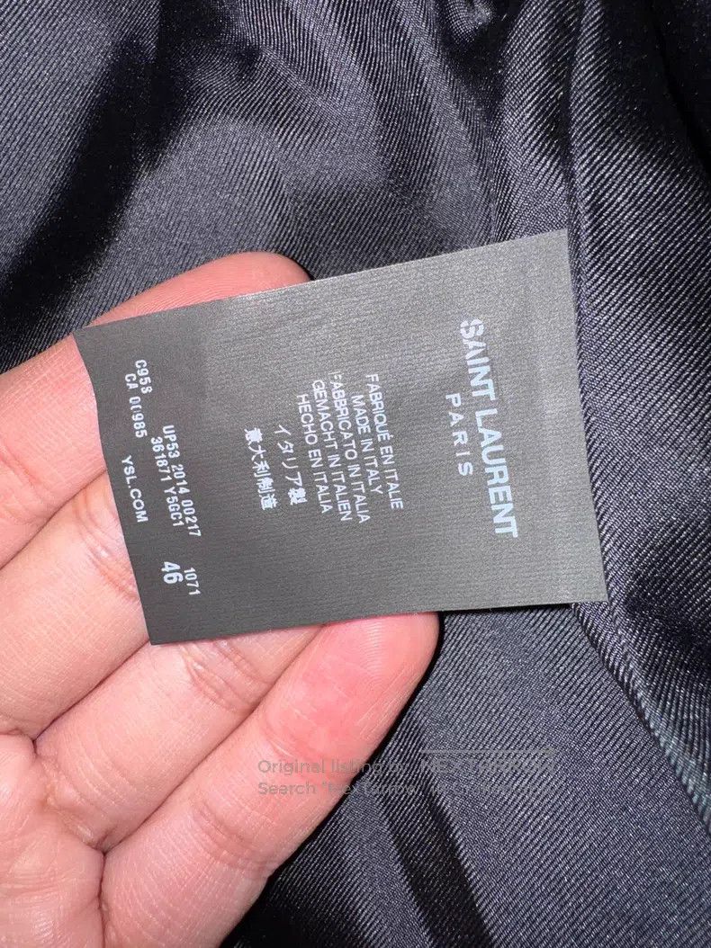 Saint Laurent Paris Saint Laurent Paris Original Leopard Print Men's Leather J Size US S / EU 44-46 / 1 - 5 Thumbnail