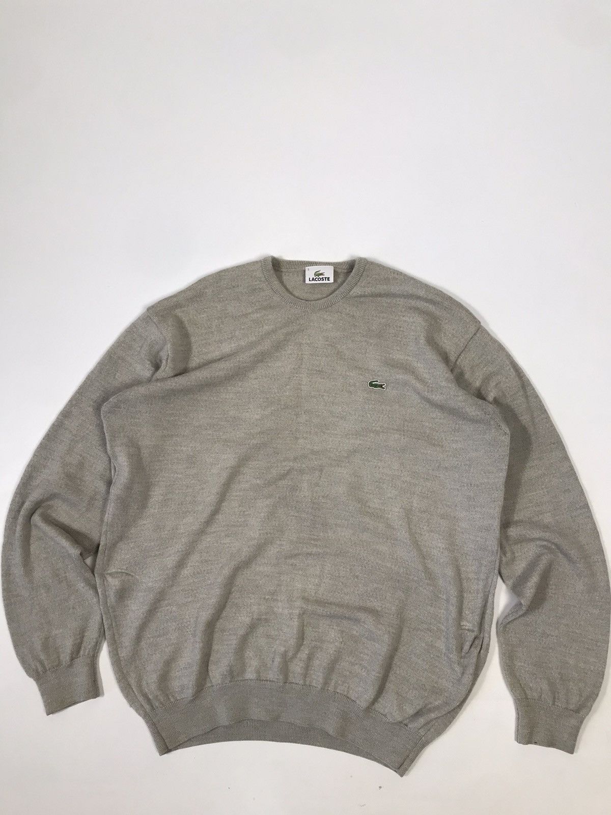 Lacoste × Vintage Mens Vintage Lacoste Wool Knit Sweater Size US L / EU 52-54 / 3 - 2 Thumbnail