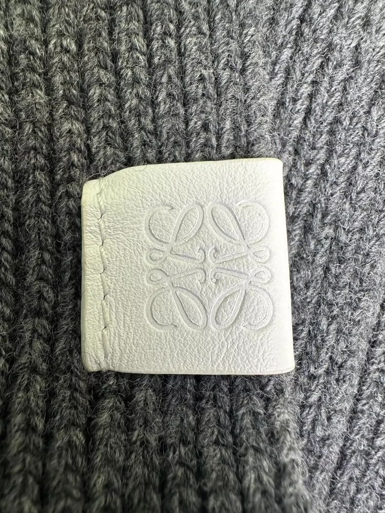 Loewe LOEWE Gray wool scarf Size ONE SIZE - 6 Thumbnail