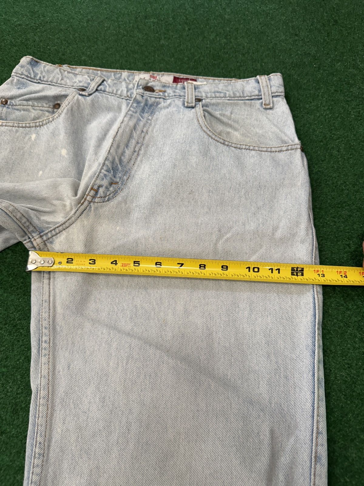 Levi's Vintage Clothing 90s Levi’s 545 Loose Baggy Hip Hop Grunge Light Wash Jeans Size US 32 / EU 48 - 10 Thumbnail