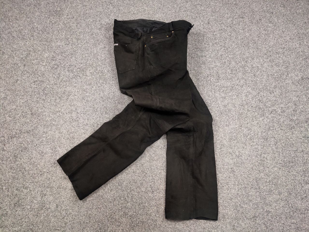 Japanese Brand Vintage Leather Pants Japan Hype Travis Scott Y2K Style Size US 34 / EU 50 - 2 Thumbnail